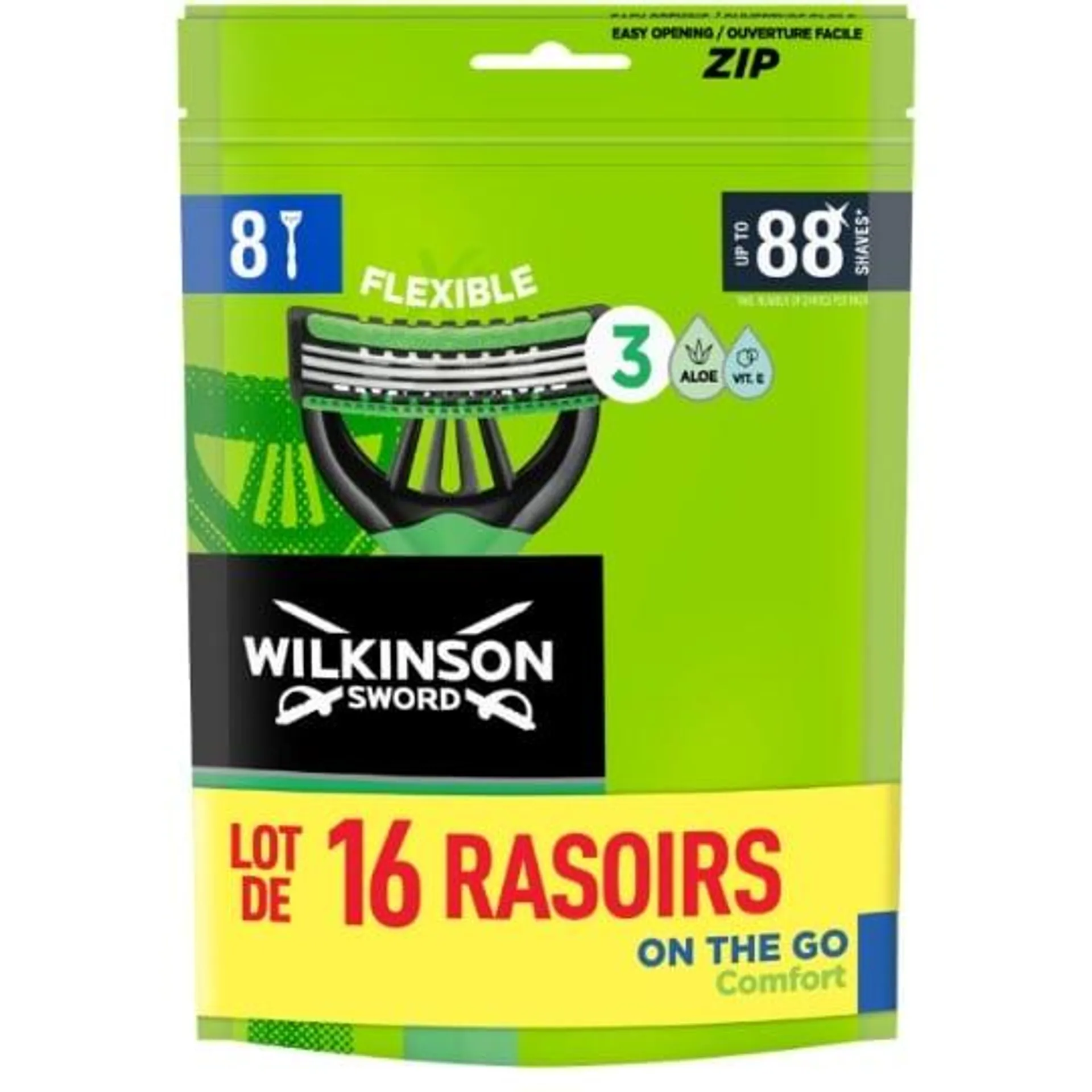 RasoirsJetablesHomme Xtreme3OnTheGoComfort Wilkinson