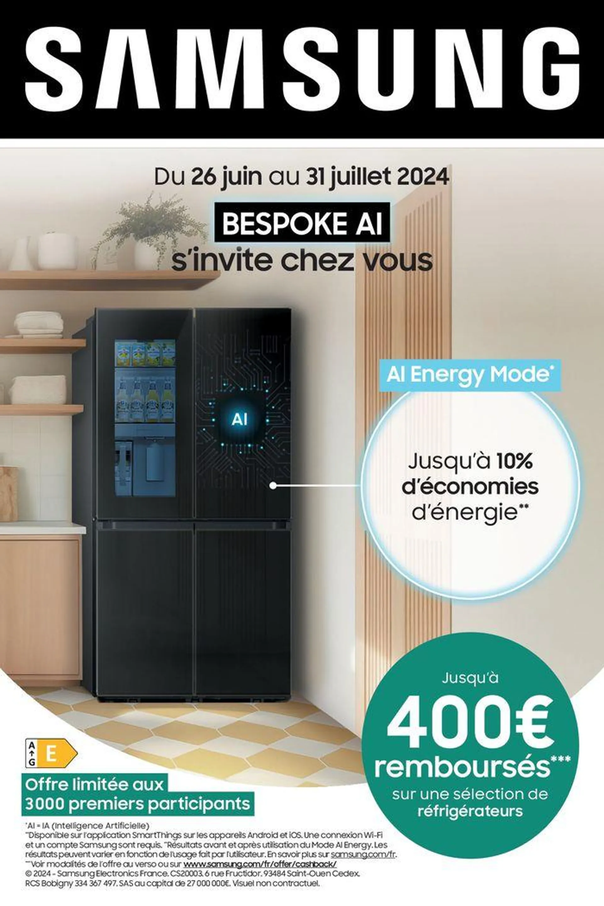 Jusqu'à 400€ remboursés du 1 juillet au 31 juillet 2024 - Catalogue page 1