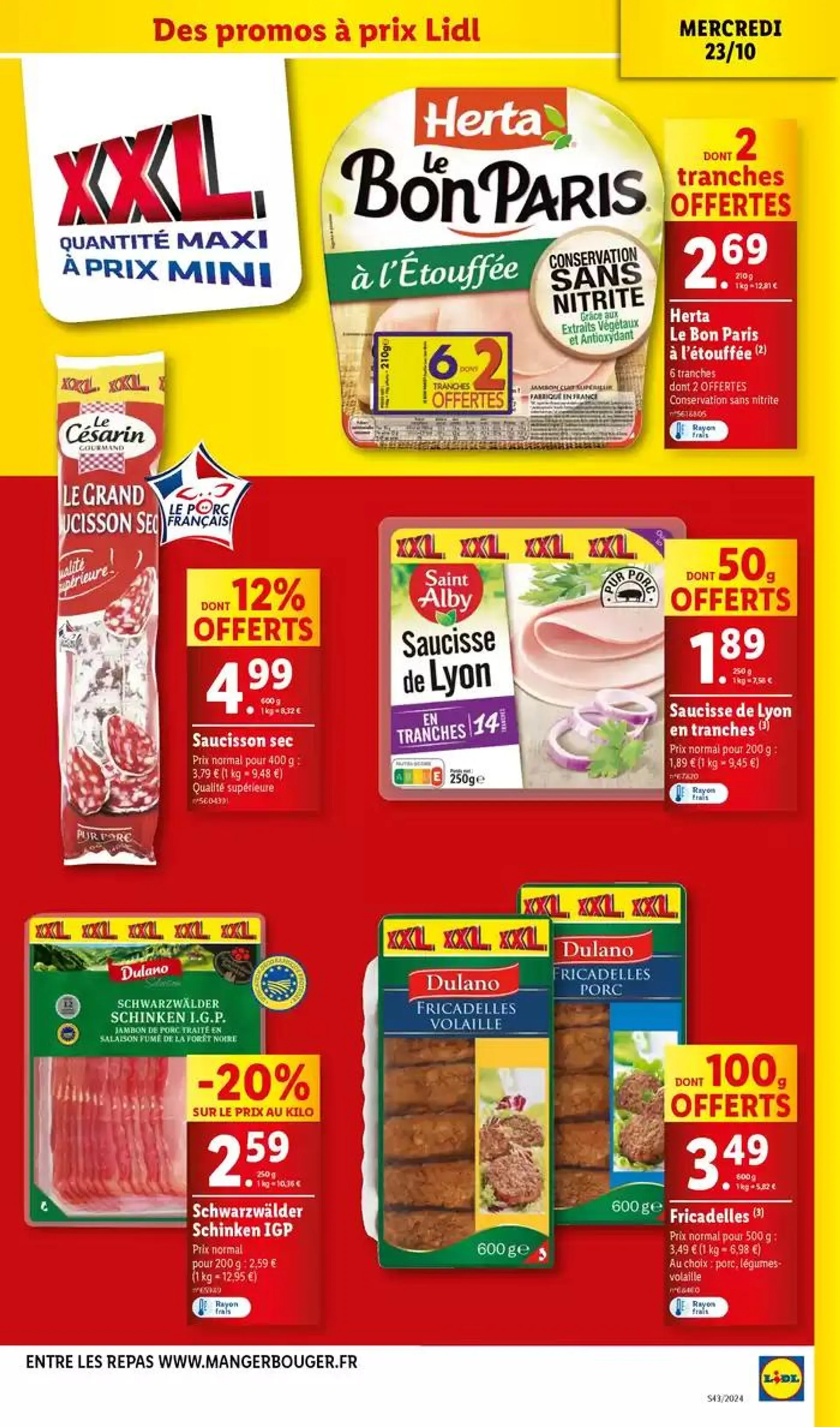 L'hiver approche ! Cette semaine, retrouvez des produits réconfortants, toujours à prix Lidl du 23 octobre au 29 octobre 2024 - Catalogue page 9