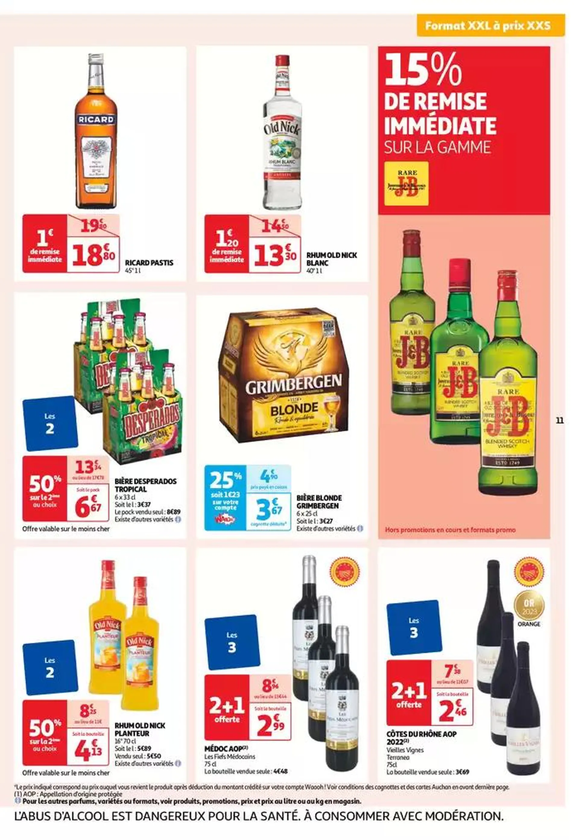 Top depart : 25 jours Auchan  du 29 octobre au 4 novembre 2024 - Catalogue page 11