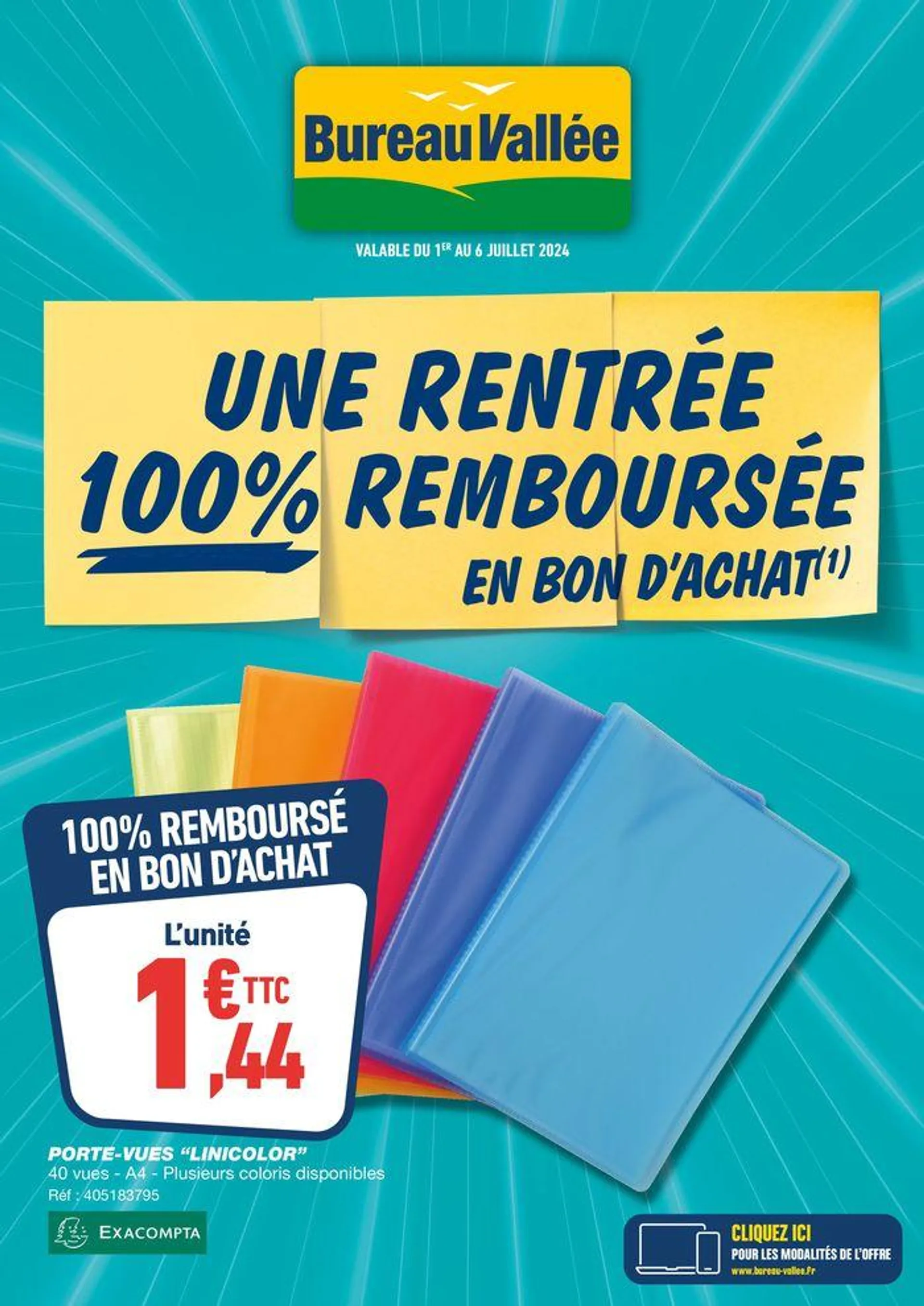 Une Rentrée 100% remboursée - 1