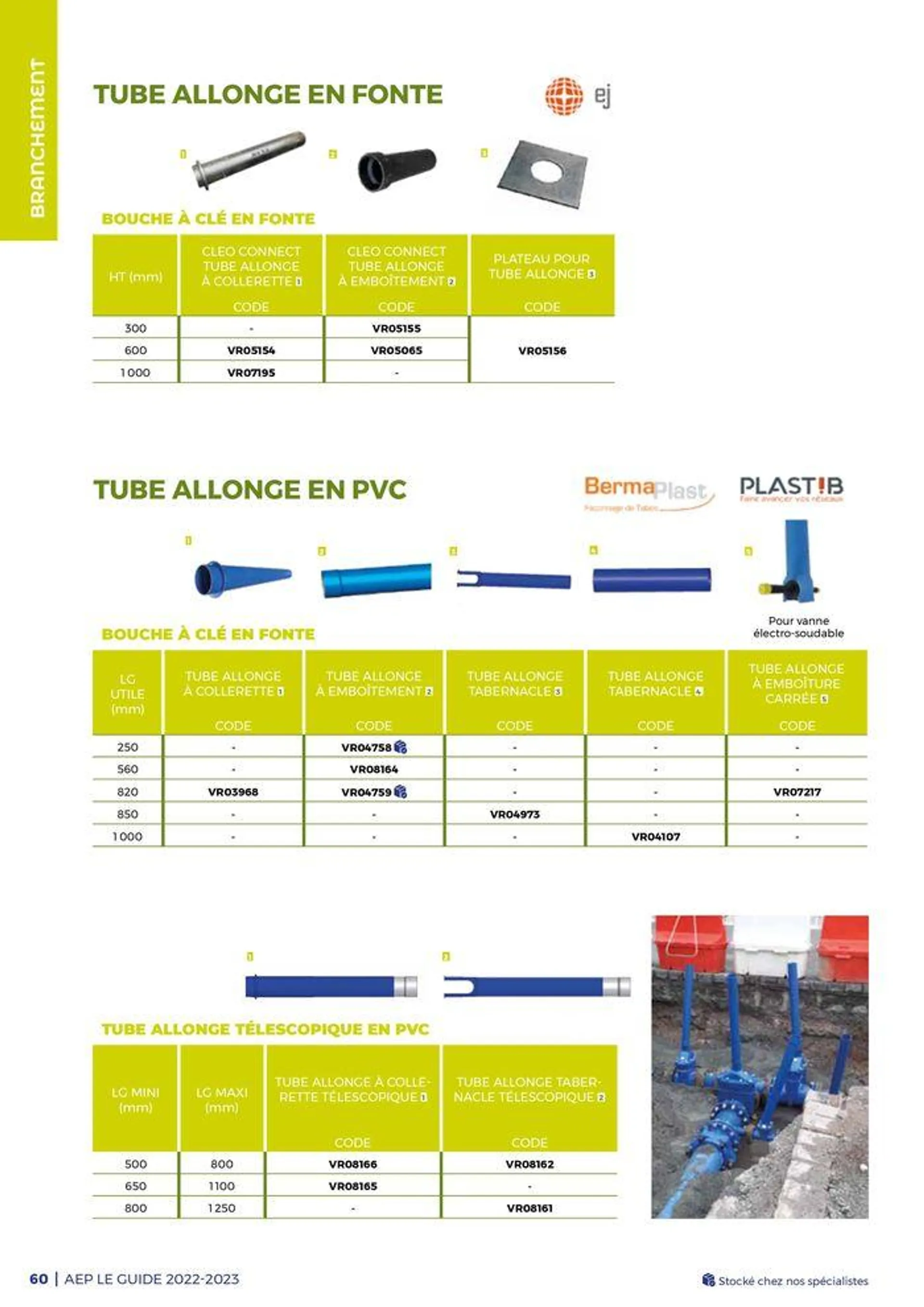 Guide - Adduction d'eau potable du 23 juillet au 31 octobre 2024 - Catalogue page 60