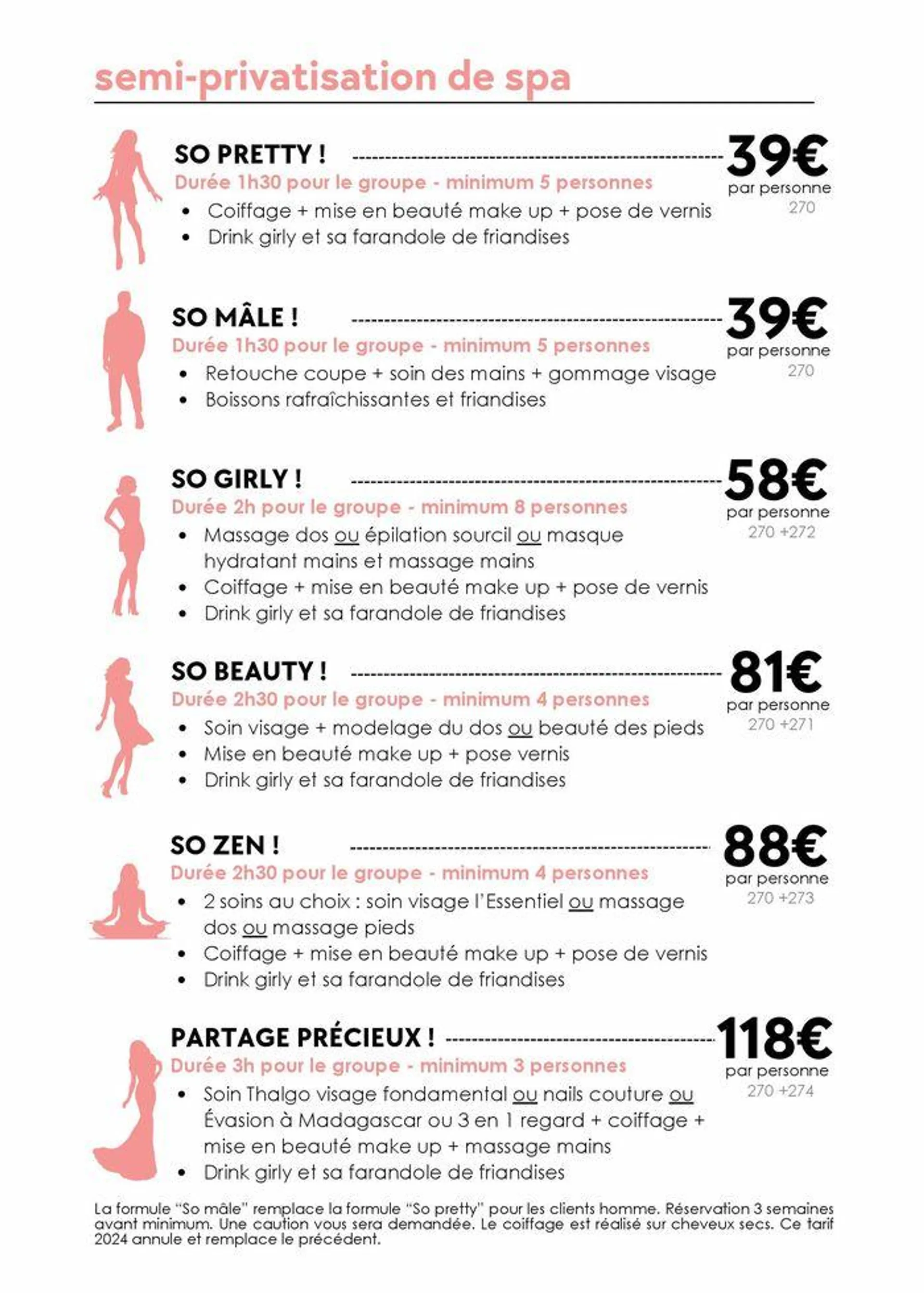 Événements 2024 tarifs du 27 août au 31 décembre 2024 - Catalogue page 2