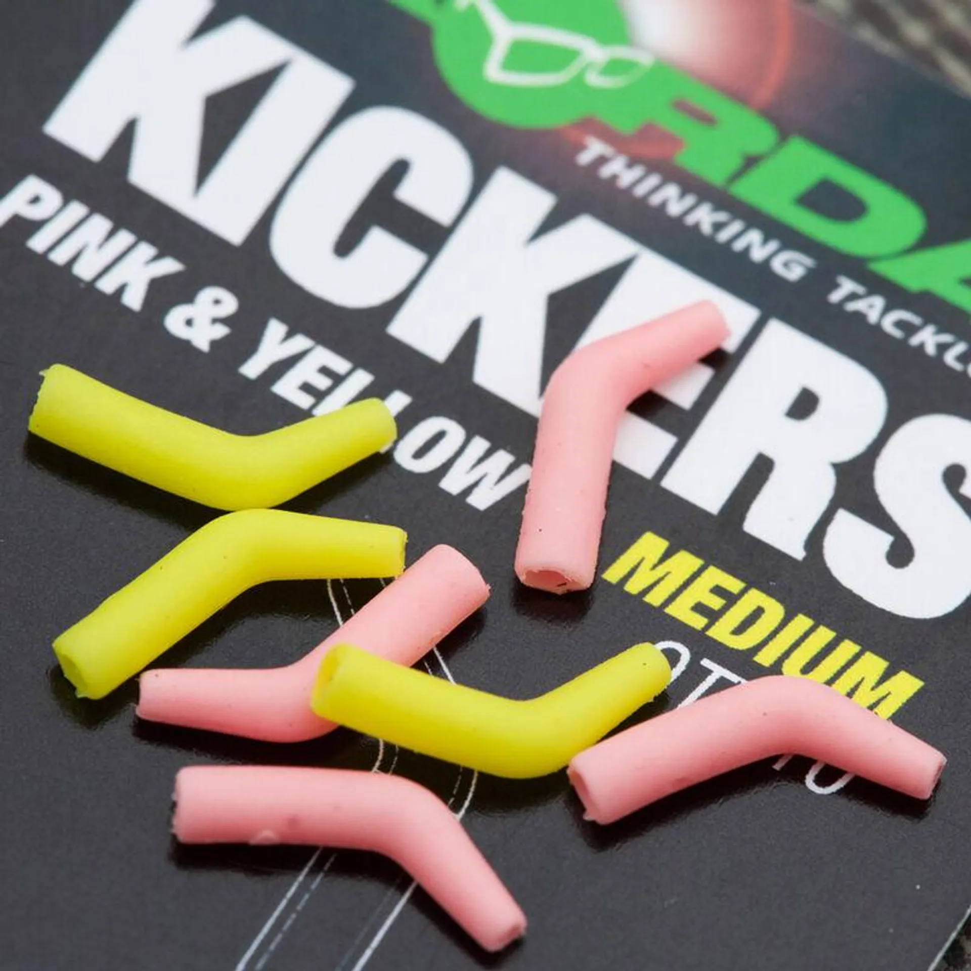 Aligneur de ligne carpe korda kickers jaune/rose (x10)