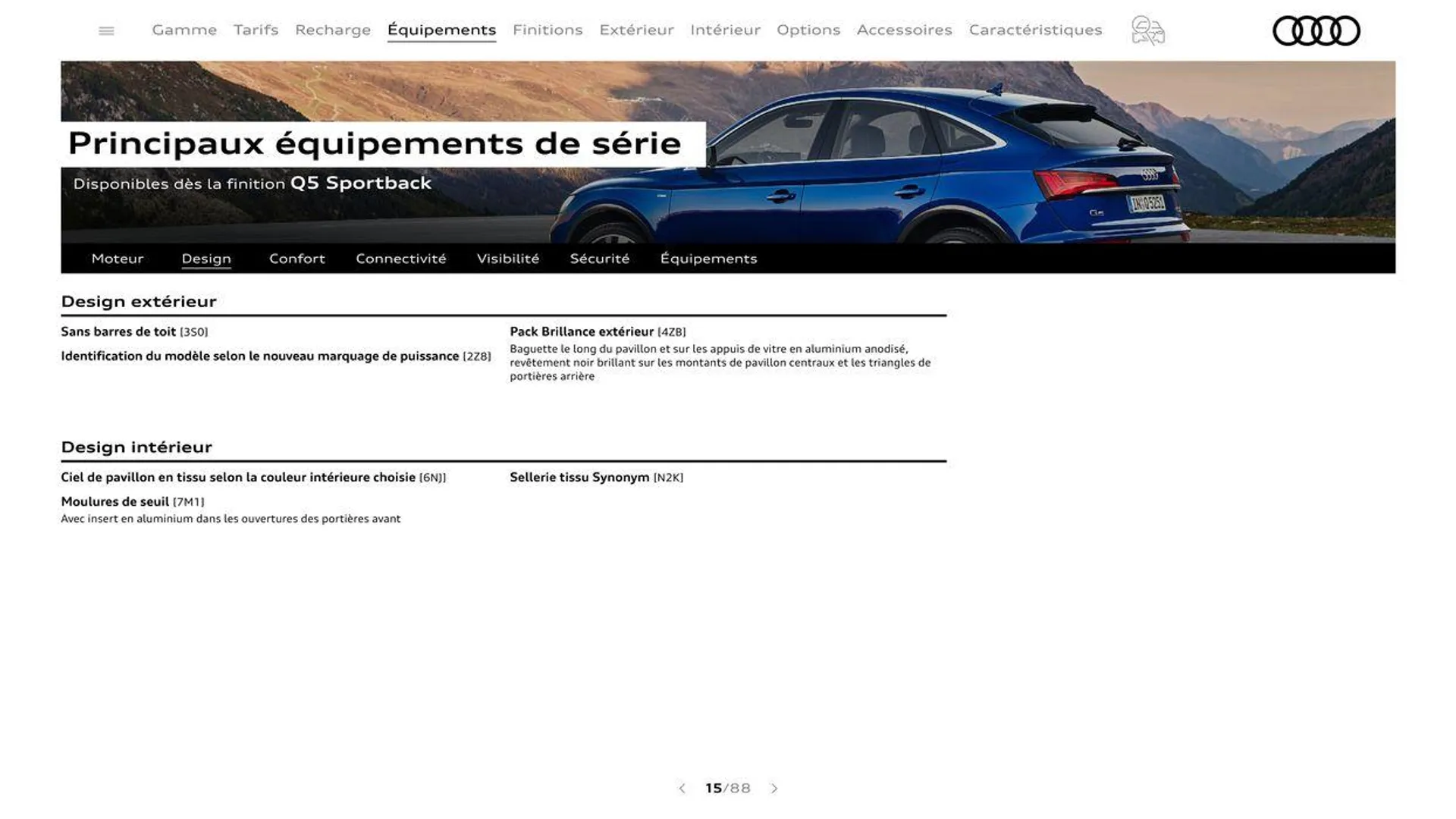 Audi Q5 du 20 août au 31 décembre 2024 - Catalogue page 15