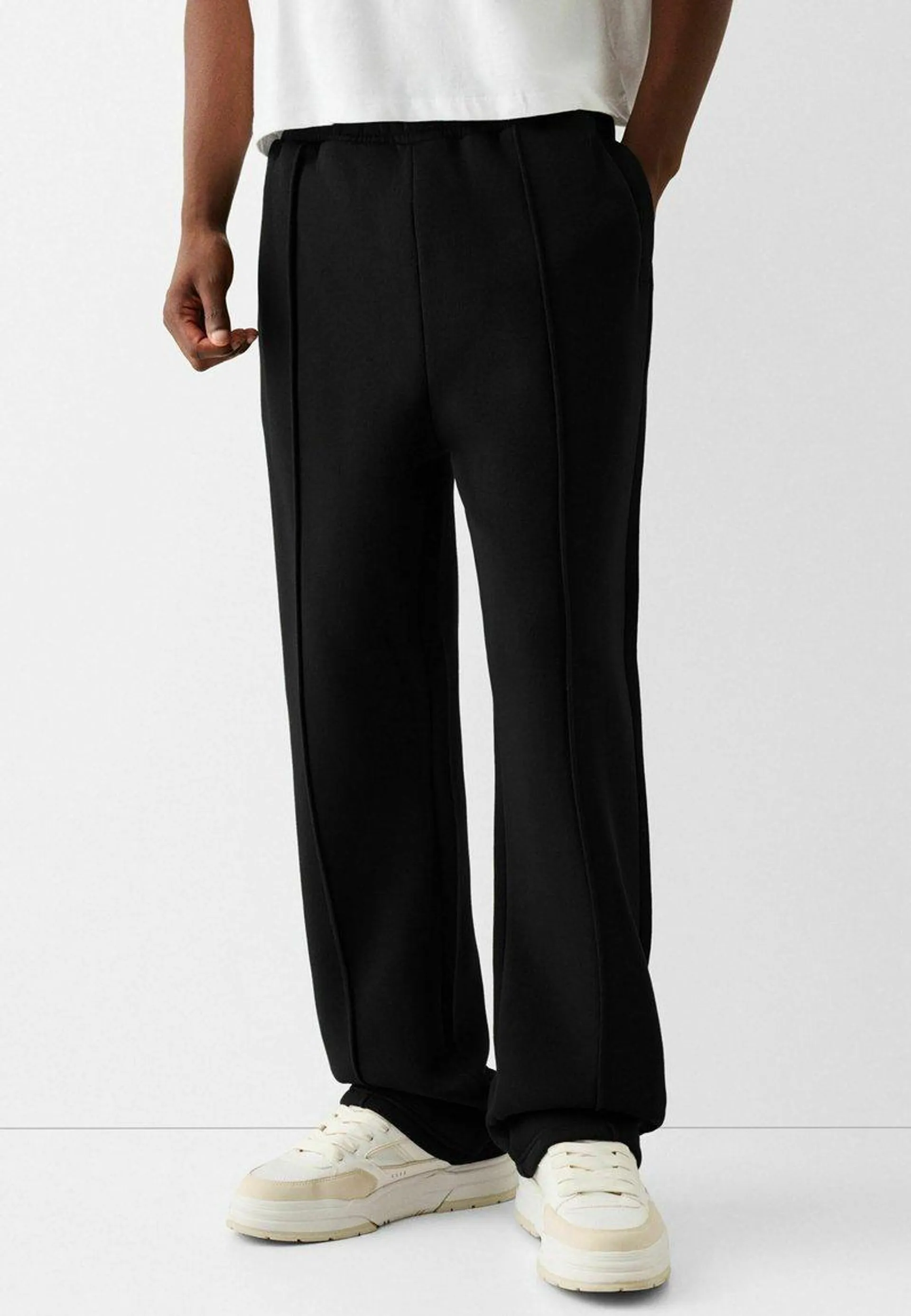 WIDE - Pantalon de survêtement - black