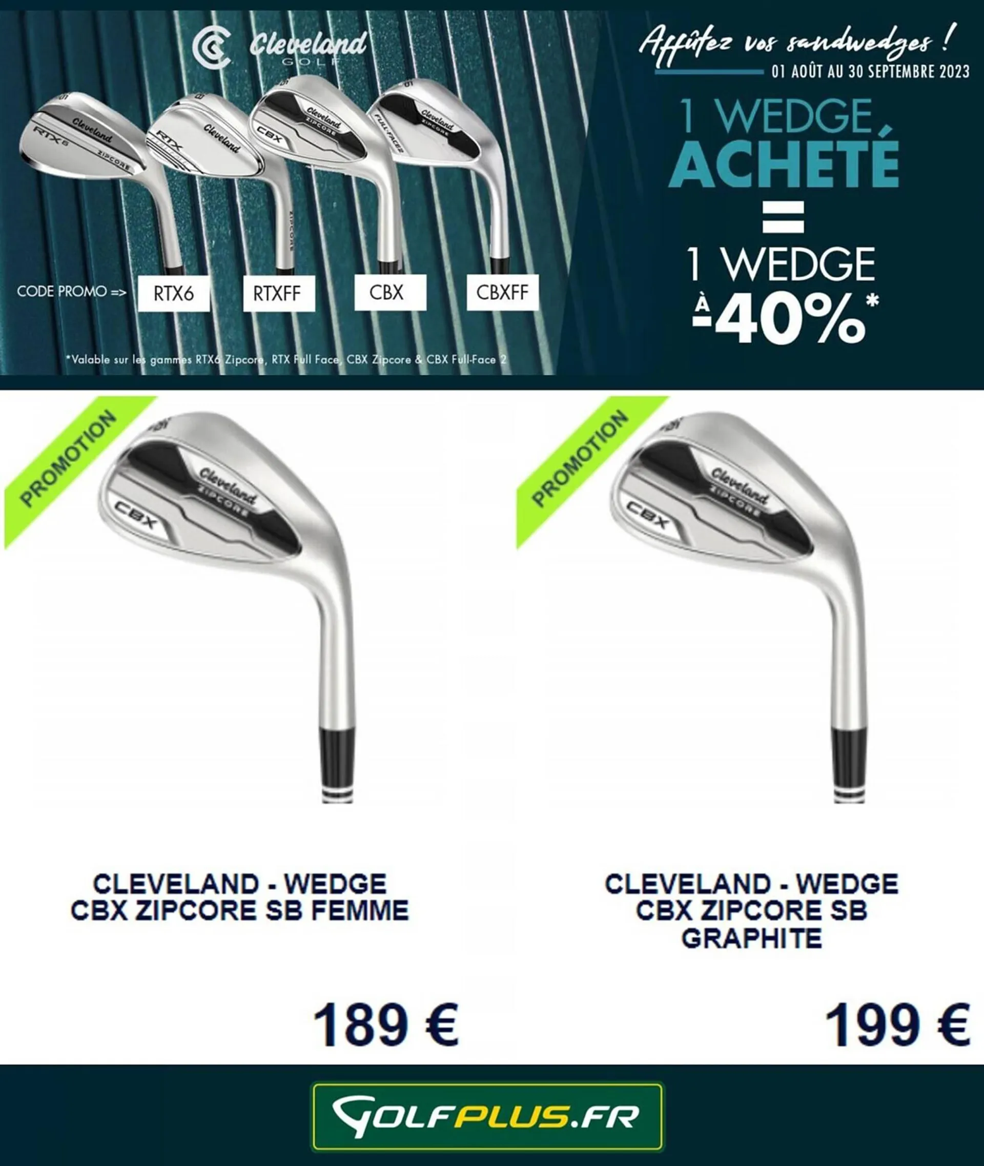 Catalogue Golf Plus du 17 août au 30 septembre 2023 - Catalogue page 7