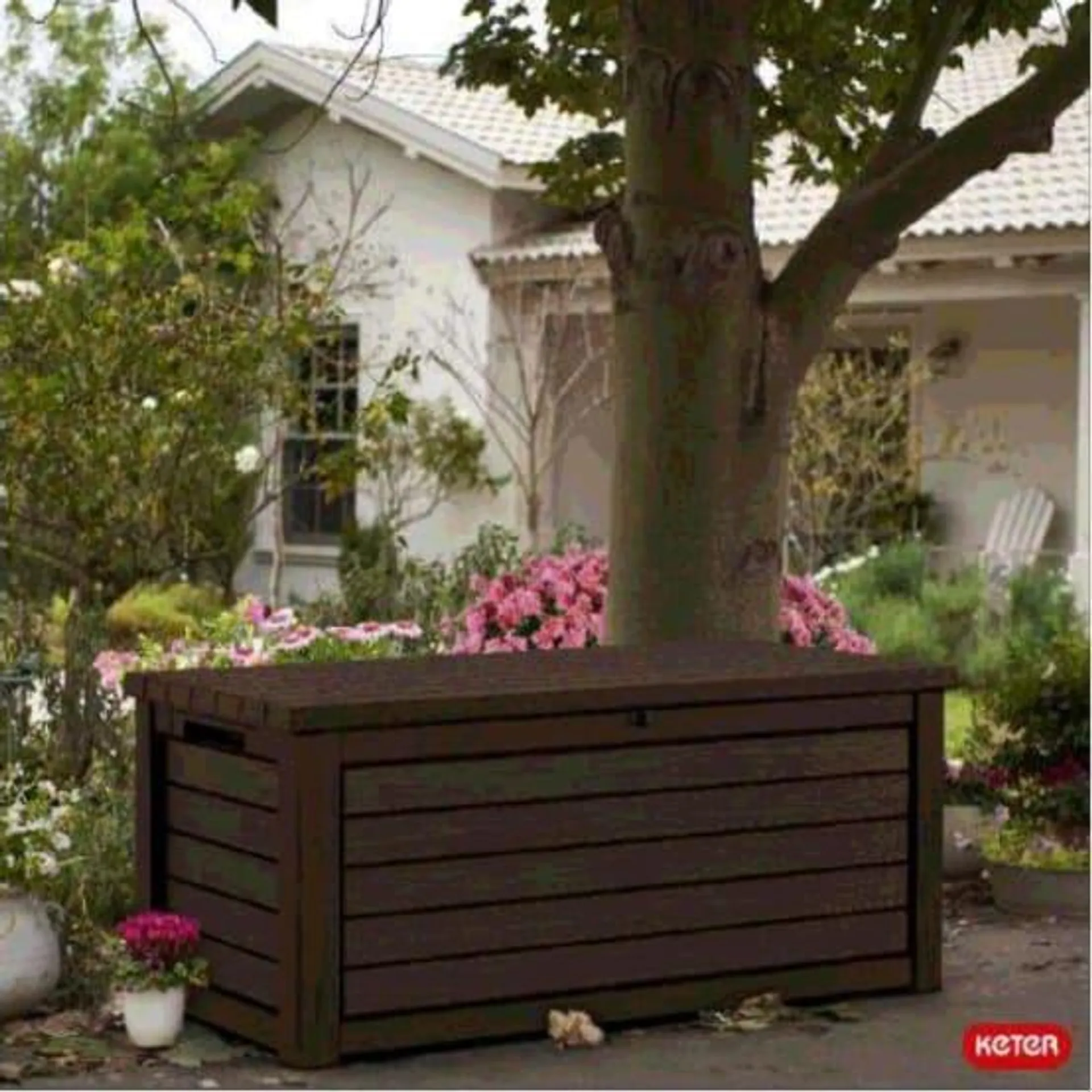 Coffre de Jardin Résine Marron 630L - KETER