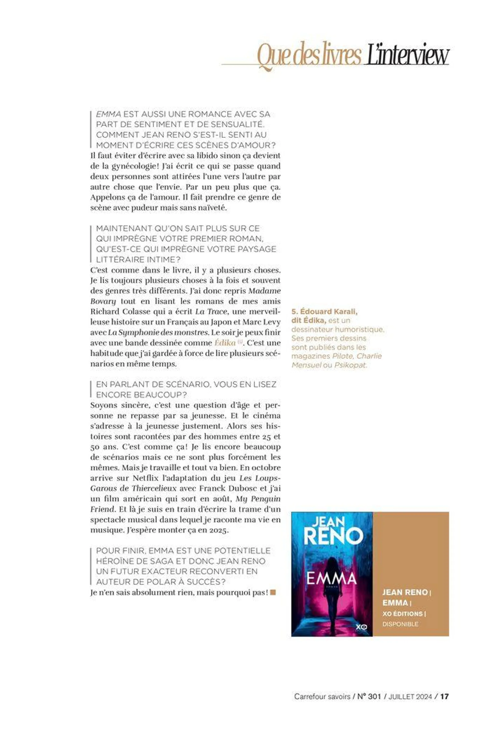 À chacun sa culture du 2 juillet au 30 juillet 2024 - Catalogue page 17