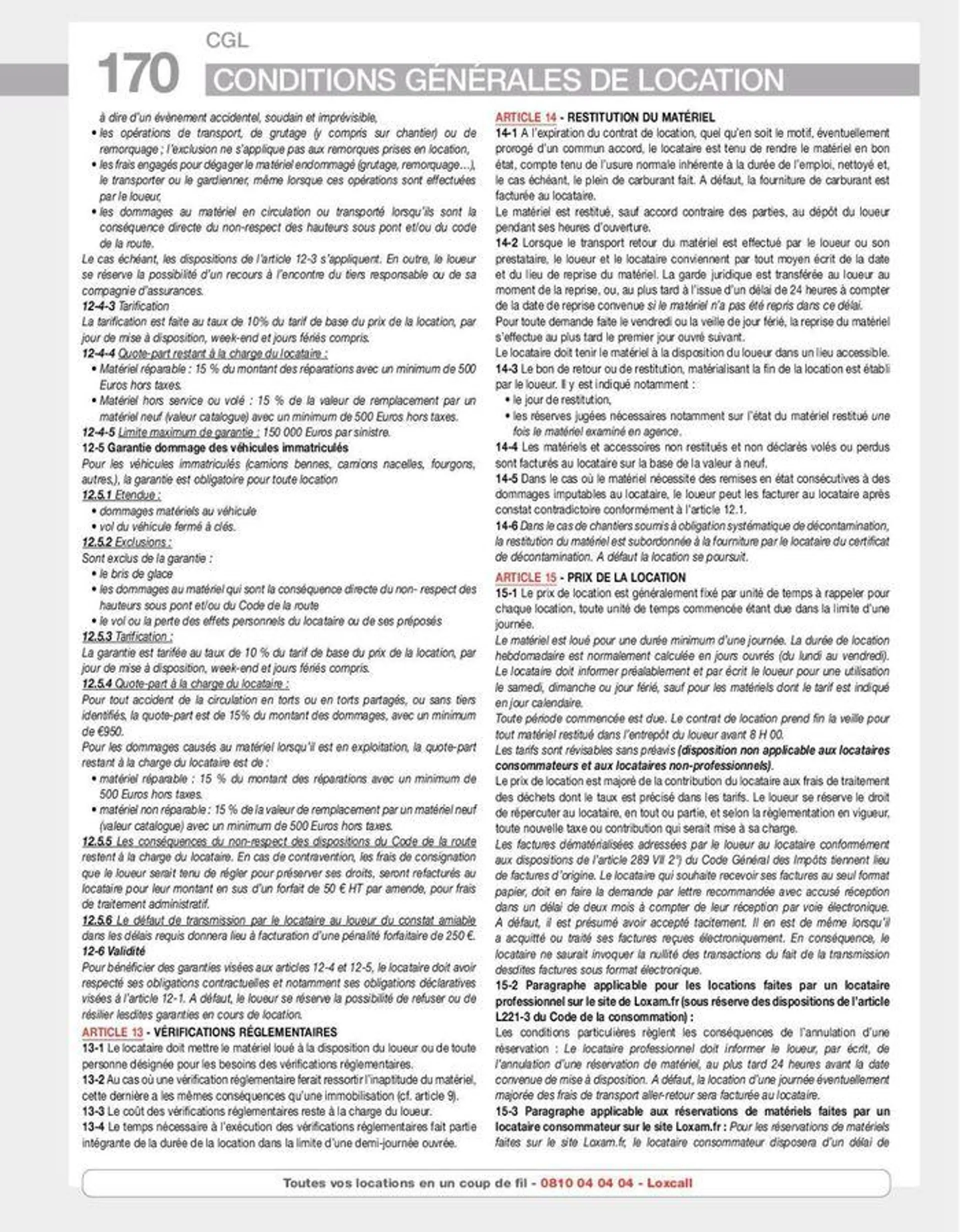 Loxam Catalogue de location du 9 avril au 31 décembre 2024 - Catalogue page 80