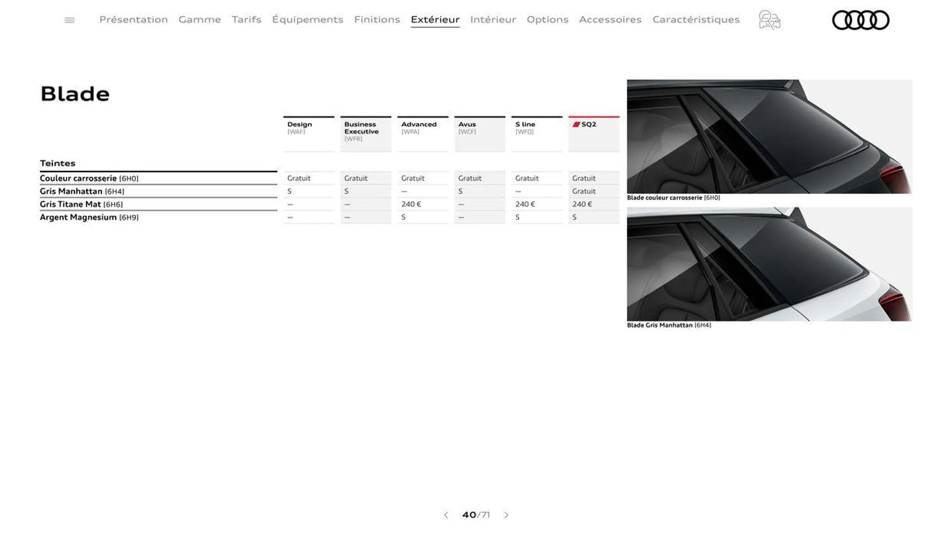 Audi Q2 du 20 août au 31 décembre 2024 - Catalogue page 40