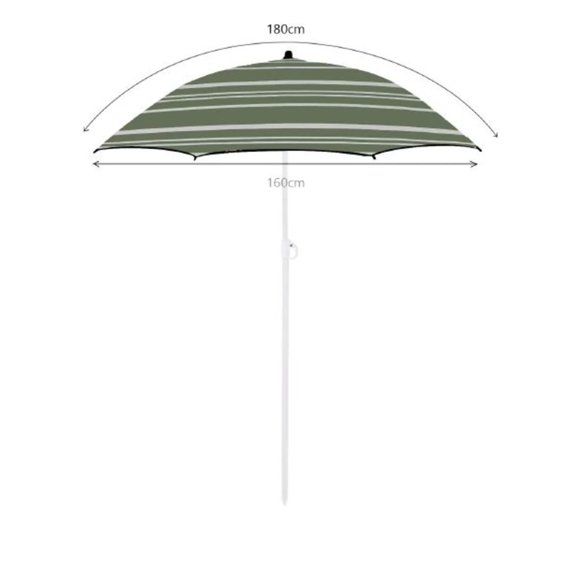 Parasol Porto - ø 180 cm - MOOREA