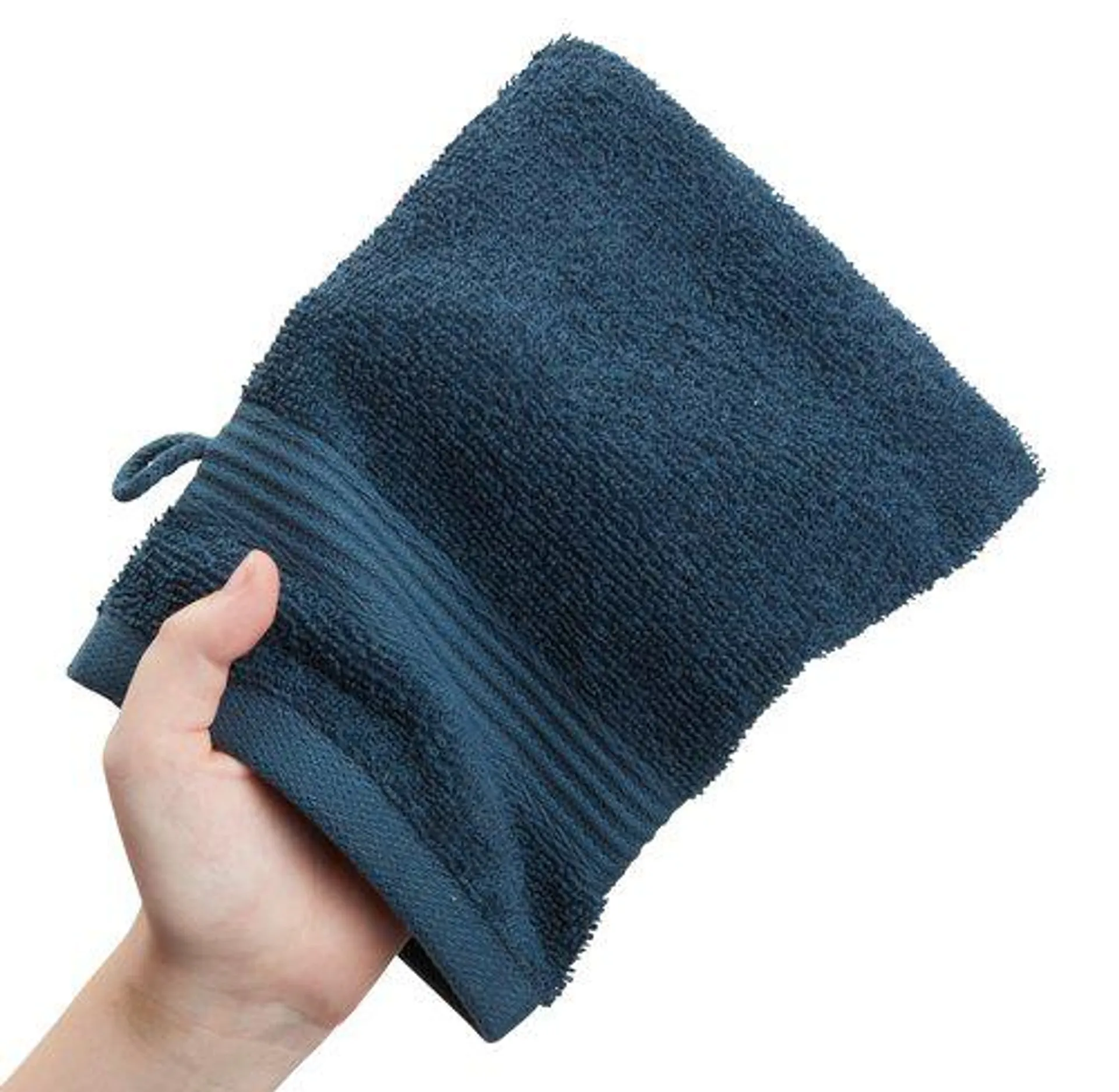 Waschhandschuh KARLSTAD 15x21 marineblau KRONBORG