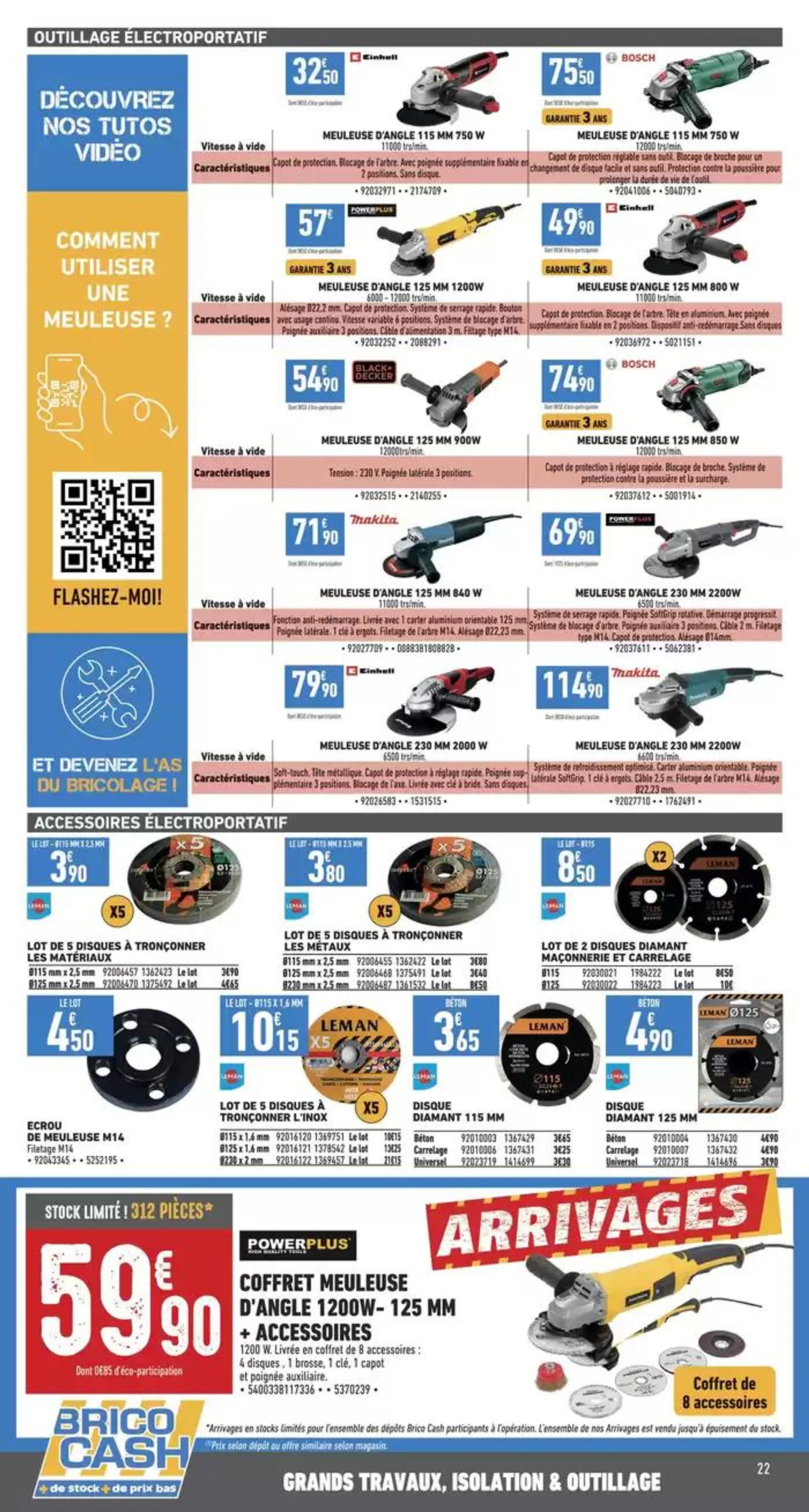 Grands travaux isolation & outillage du 21 octobre au 7 novembre 2024 - Catalogue page 14