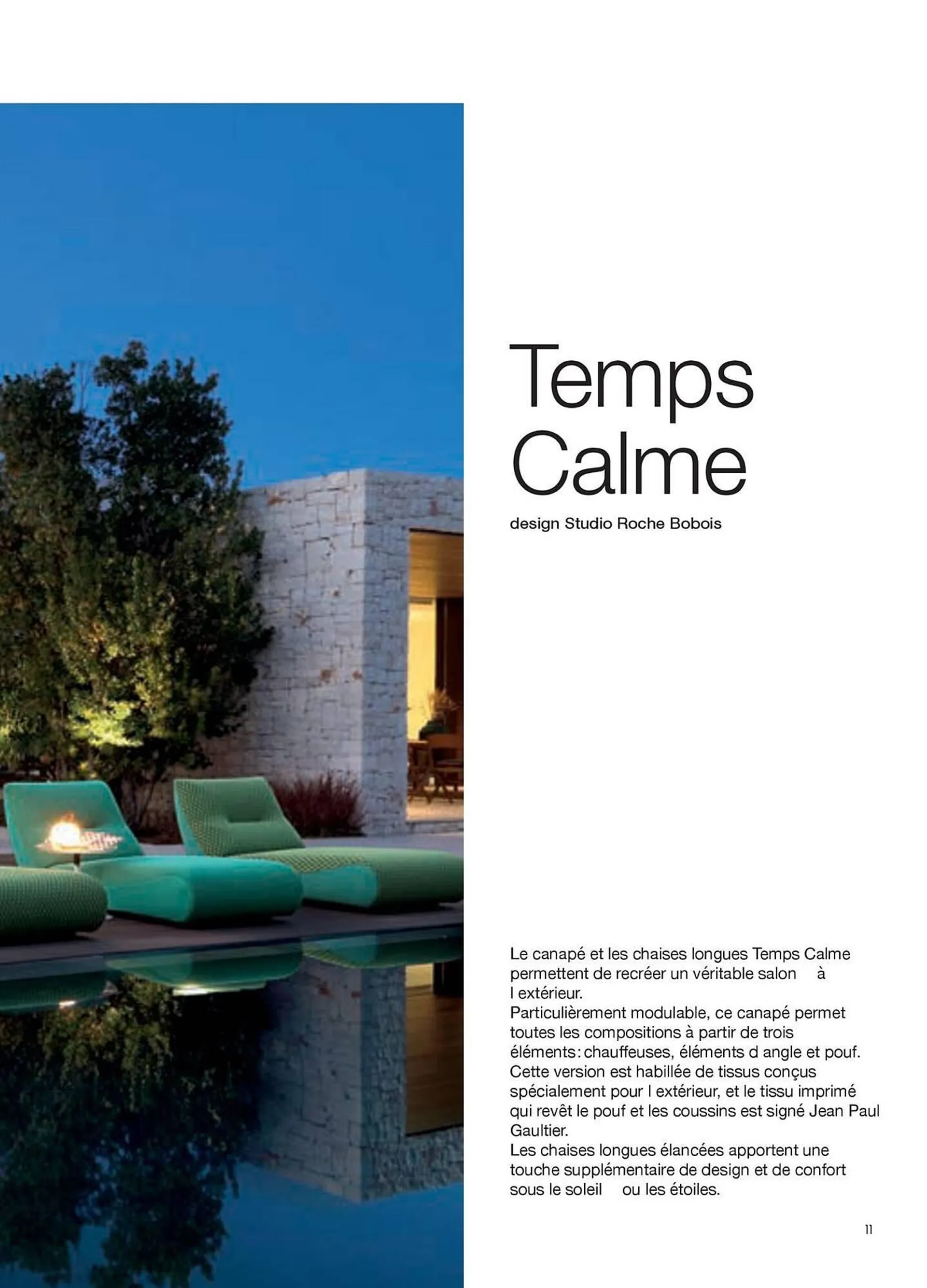 Catalogue Roche Bobois du 27 mars au 31 décembre 2024 - Catalogue page 11