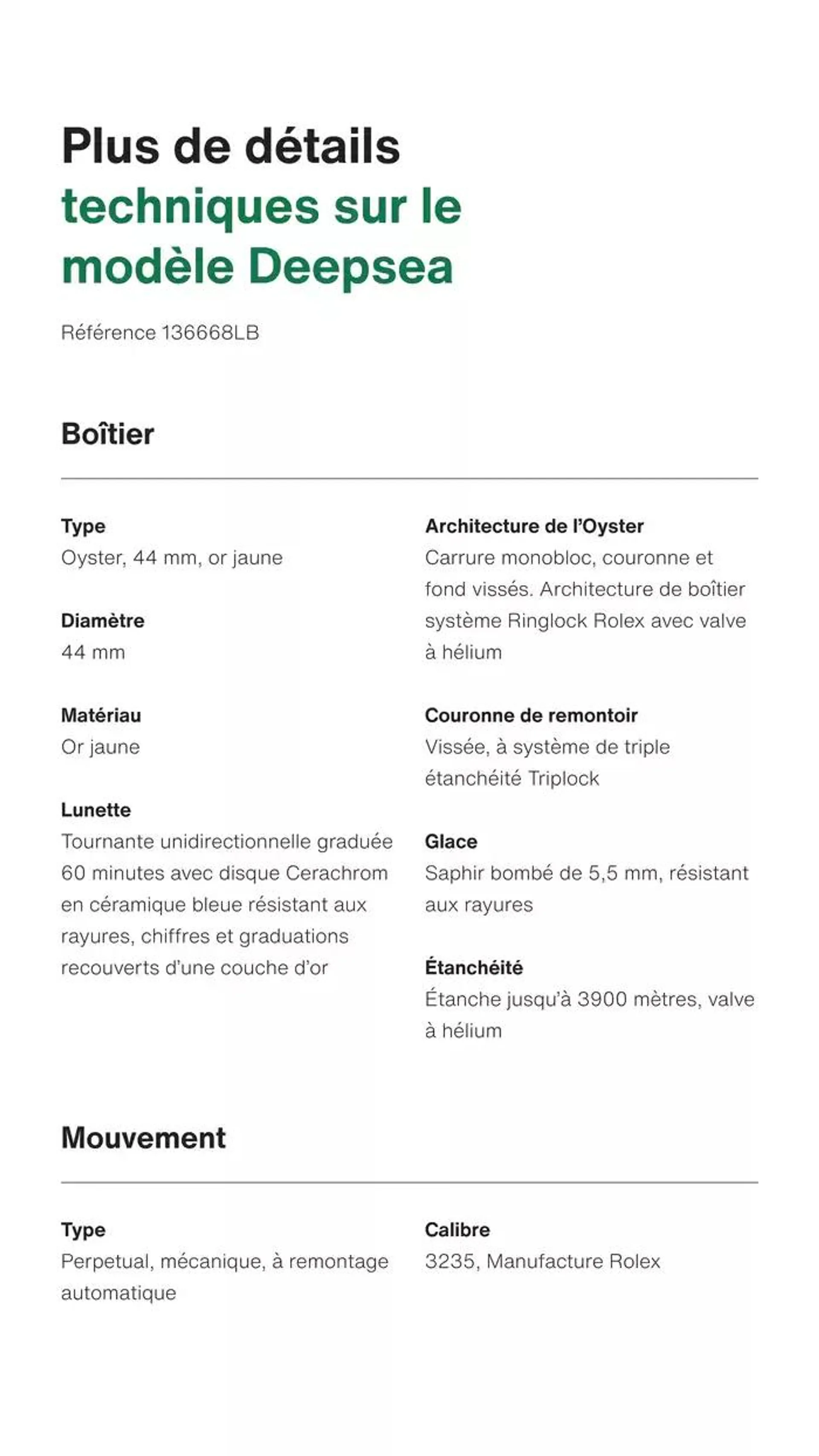 Rolex Deepsea du 3 octobre au 3 octobre 2025 - Catalogue page 10