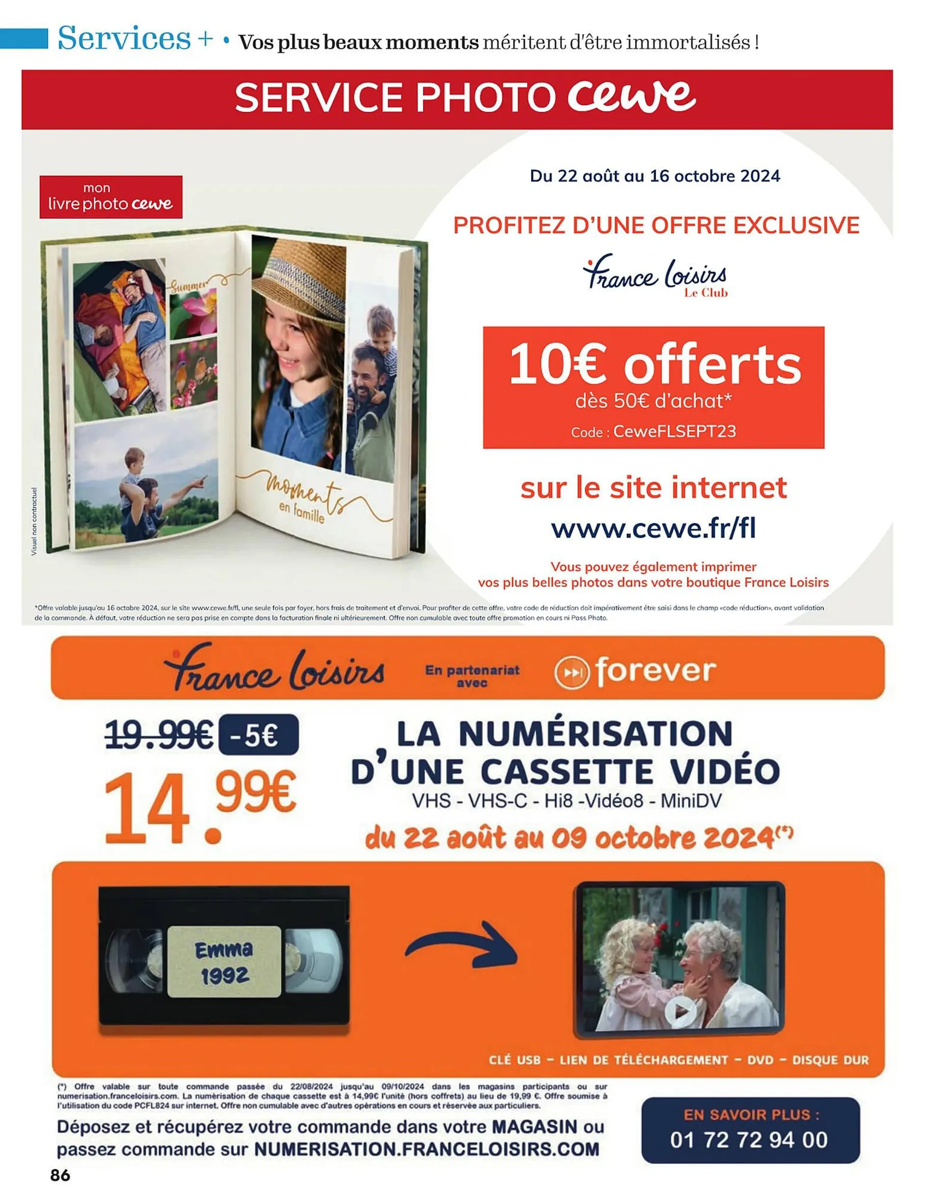 Catalogue France Loisirs du 1 septembre au 31 octobre 2024 - Catalogue page 86