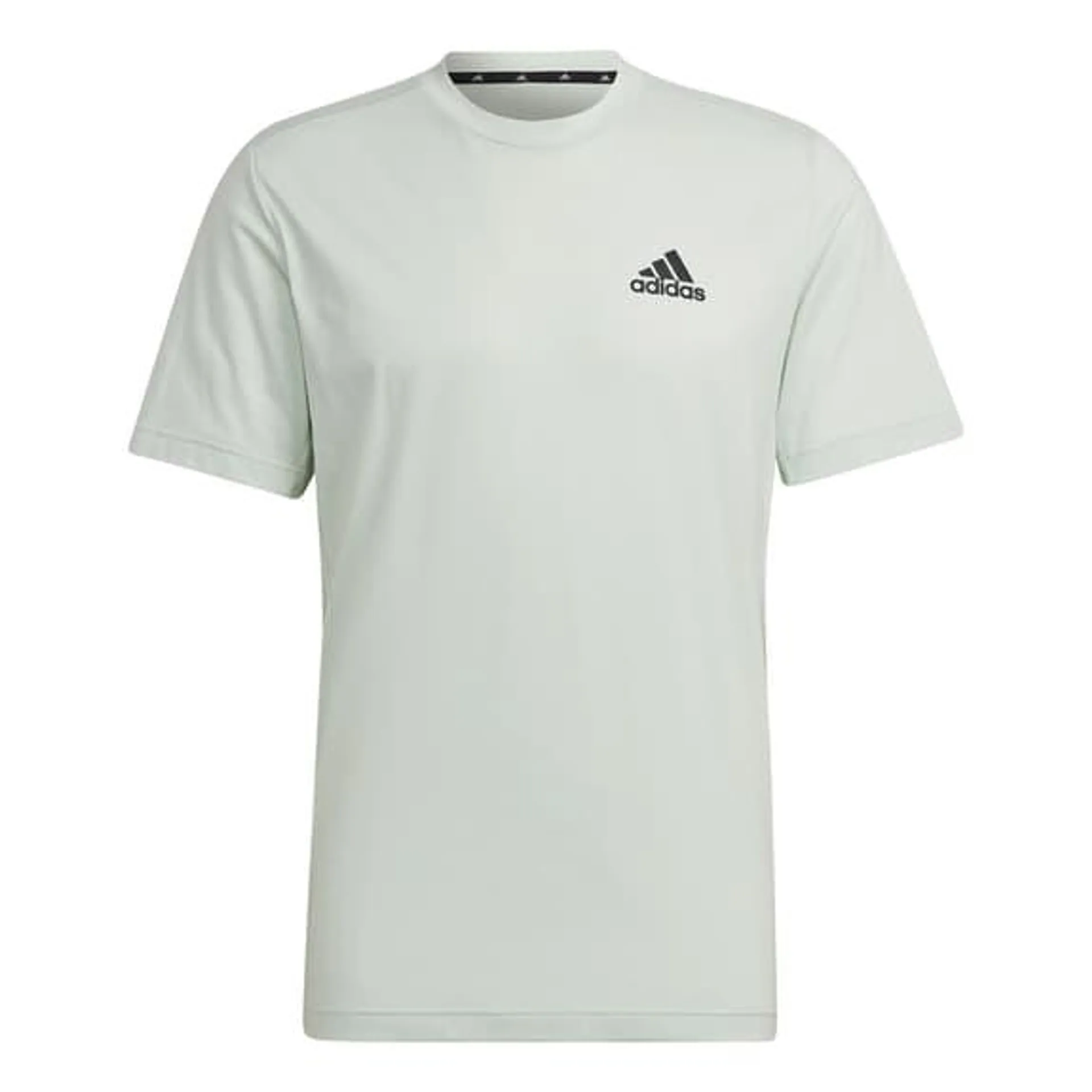 T-shirt adidas Aeroready Designed 2 Move Feelready Sport Logo manche courte bleu clair