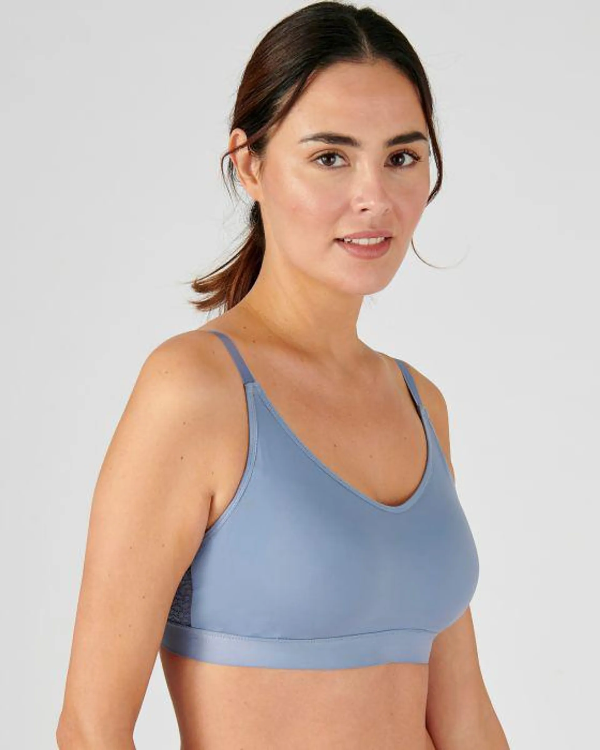 Soutien-gorge brassière sans armatures avec agrafes Climatyl