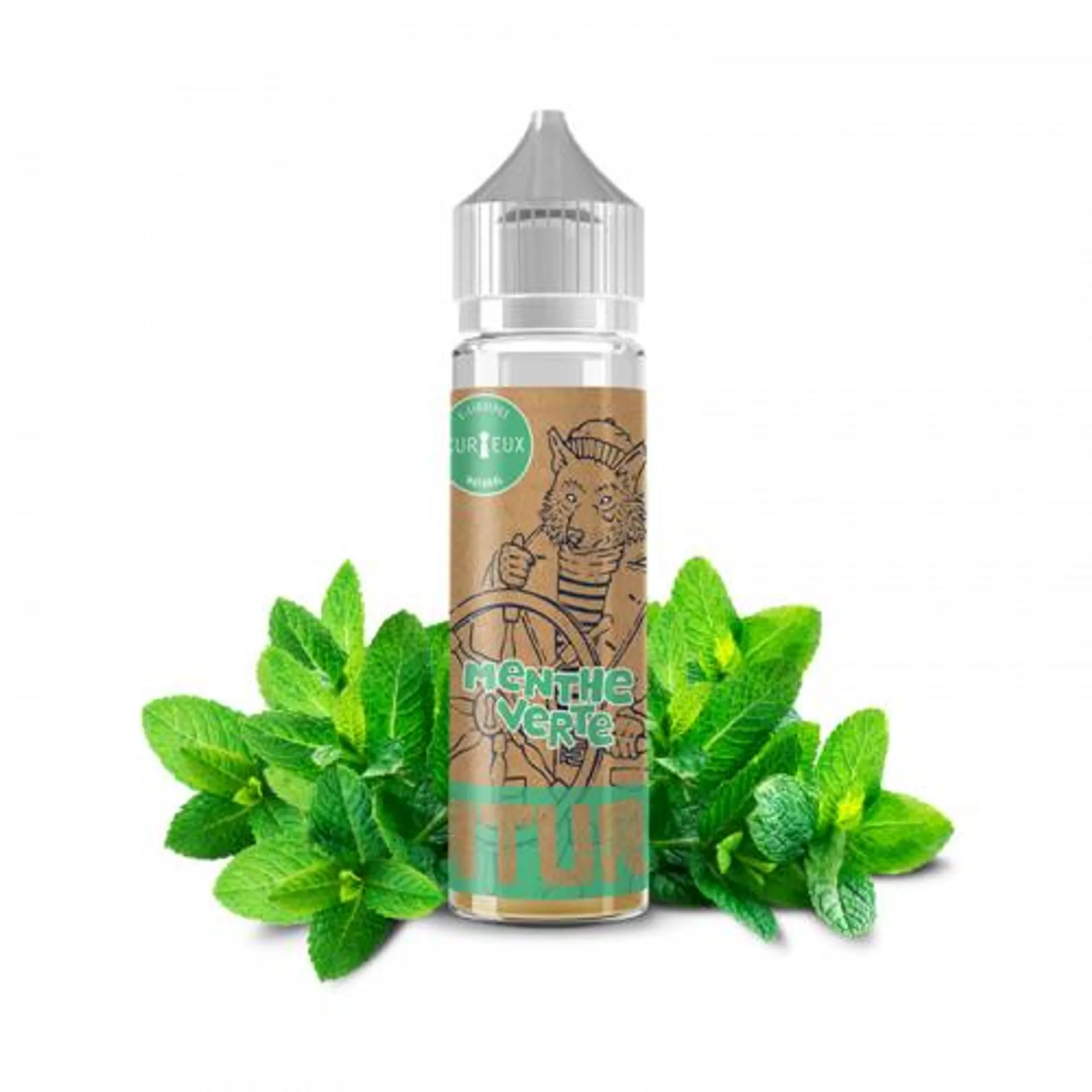 E-Liquide MENTHE VERTE 50 ml - Curieux Edition Natural