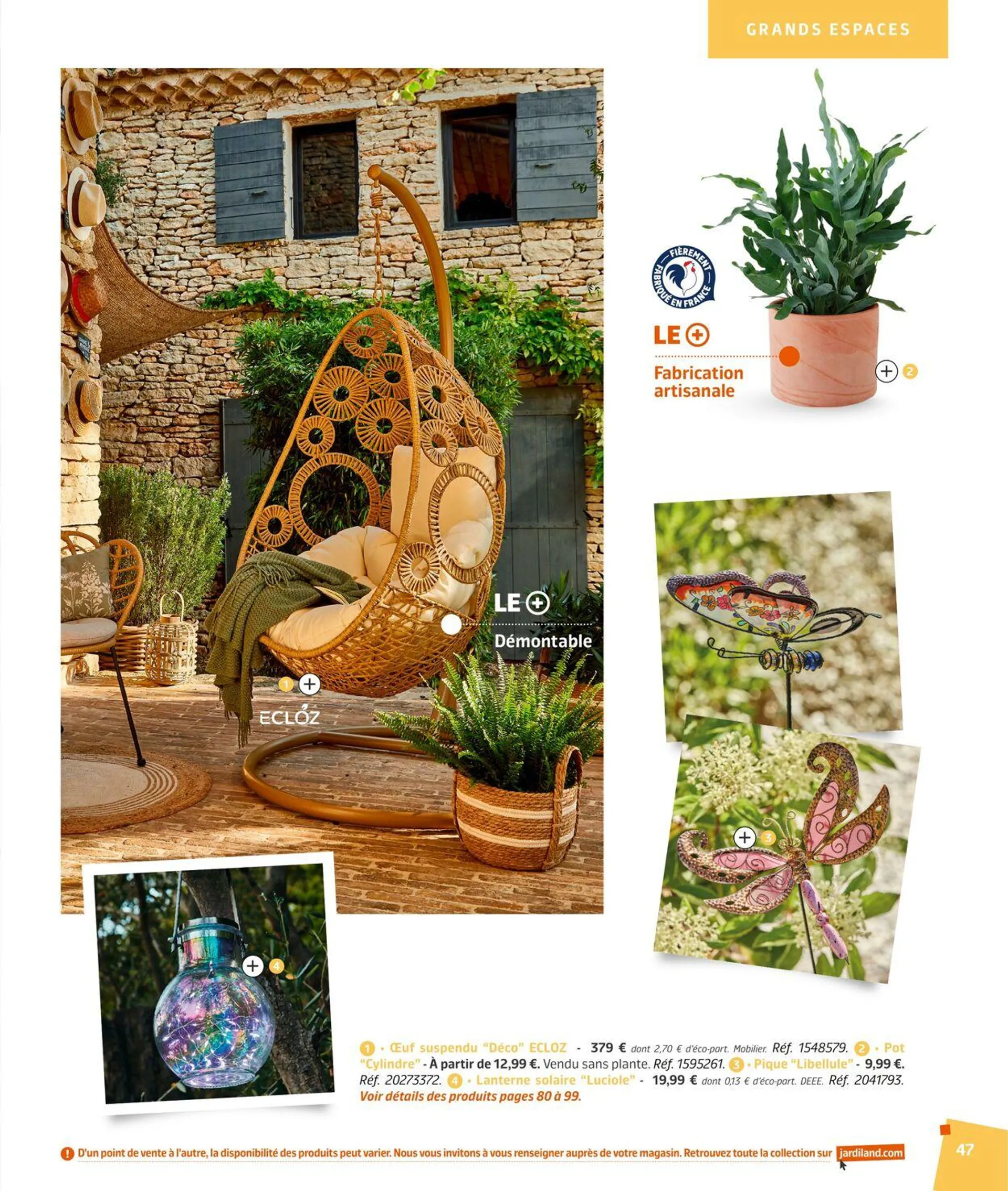 Jardiland Catalogue actuel du 1 mars au 31 août 2024 - Catalogue page 47