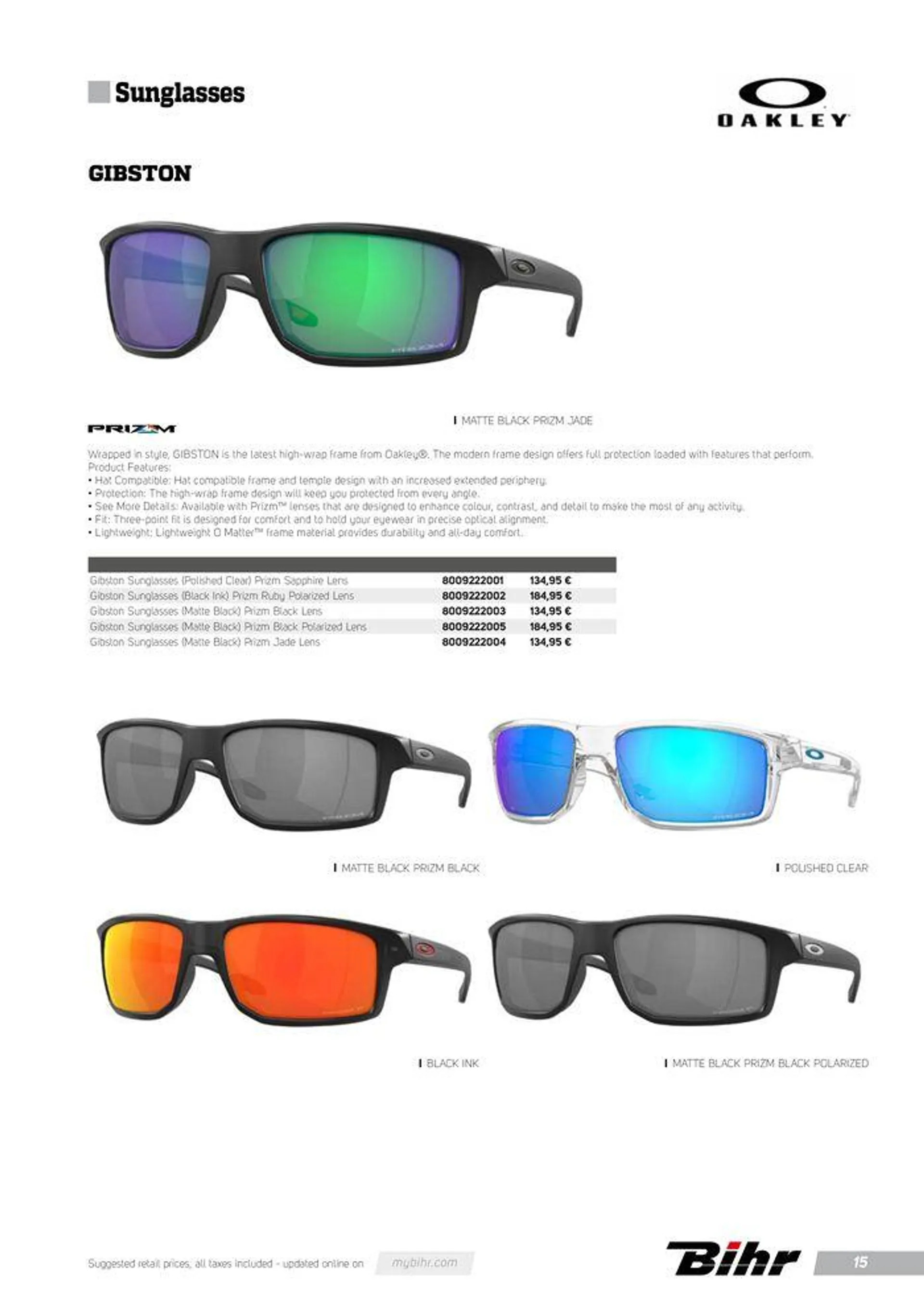 Lunettes de soleil OAKLEY Automne 2024 - 15