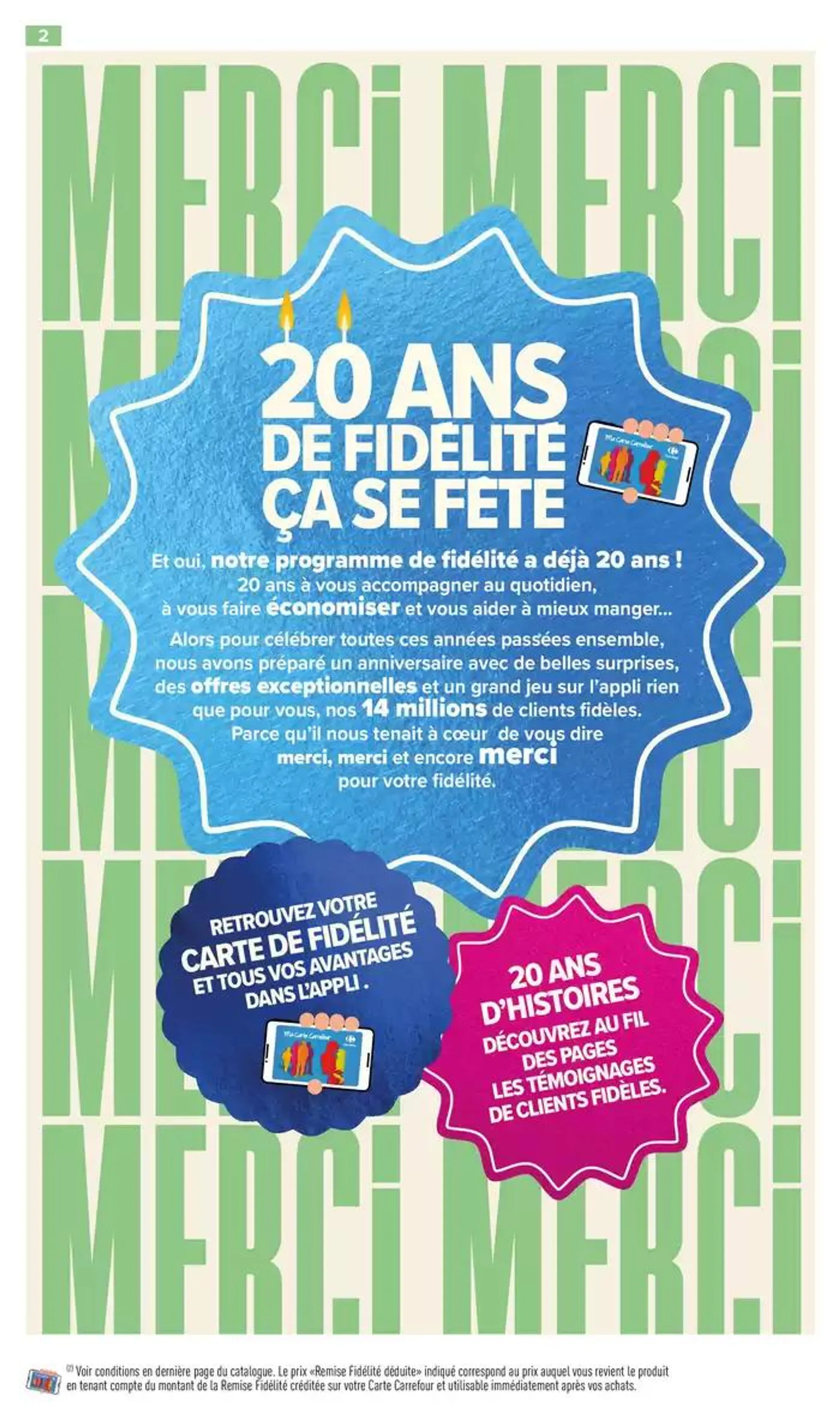 20 ANS DE FIDÉLITÉ, ÇA SE FÊTE du 29 octobre au 10 novembre 2024 - Catalogue page 4