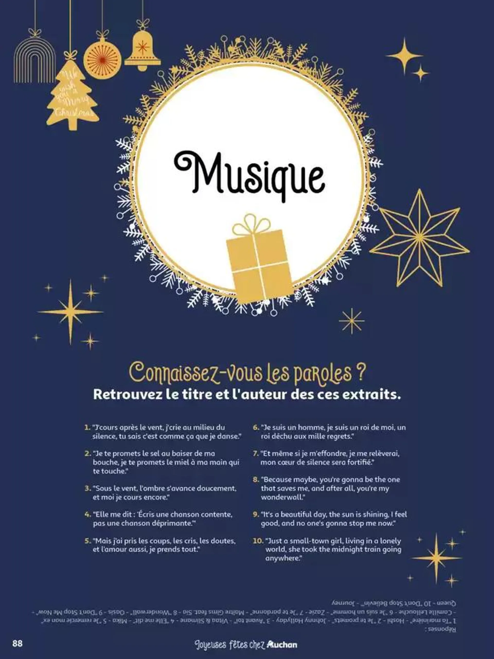 Culture : il y aura plein de surprises sous le sapin du 4 novembre au 24 décembre 2024 - Catalogue page 88