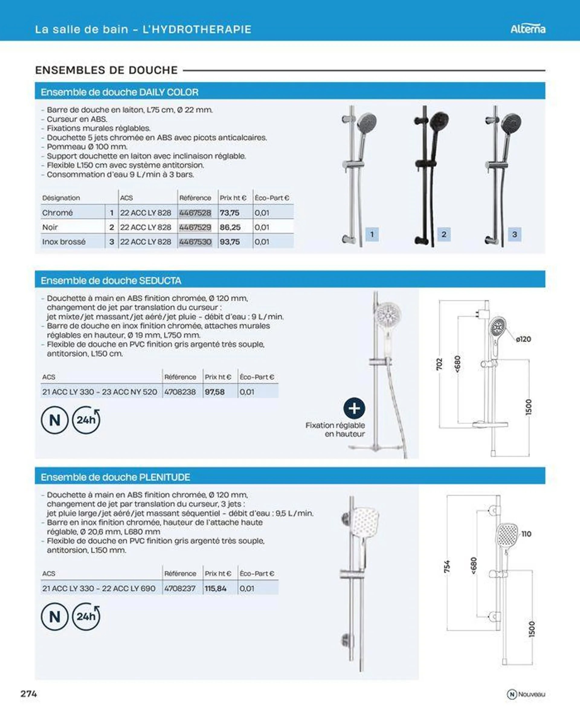 La salle de bain en toute sérénité du 2 juillet au 31 décembre 2024 - Catalogue page 274