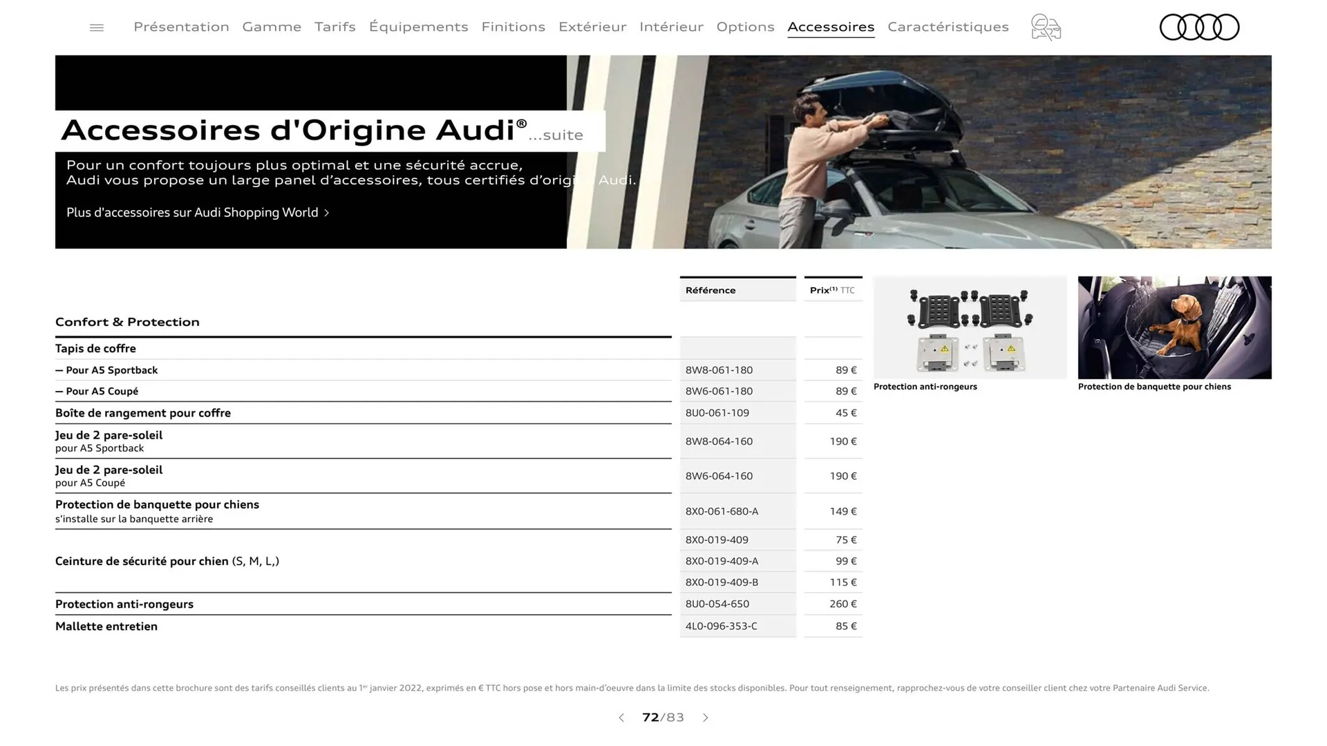 Catalogue Audi du 8 août au 8 août 2024 - Catalogue page 72