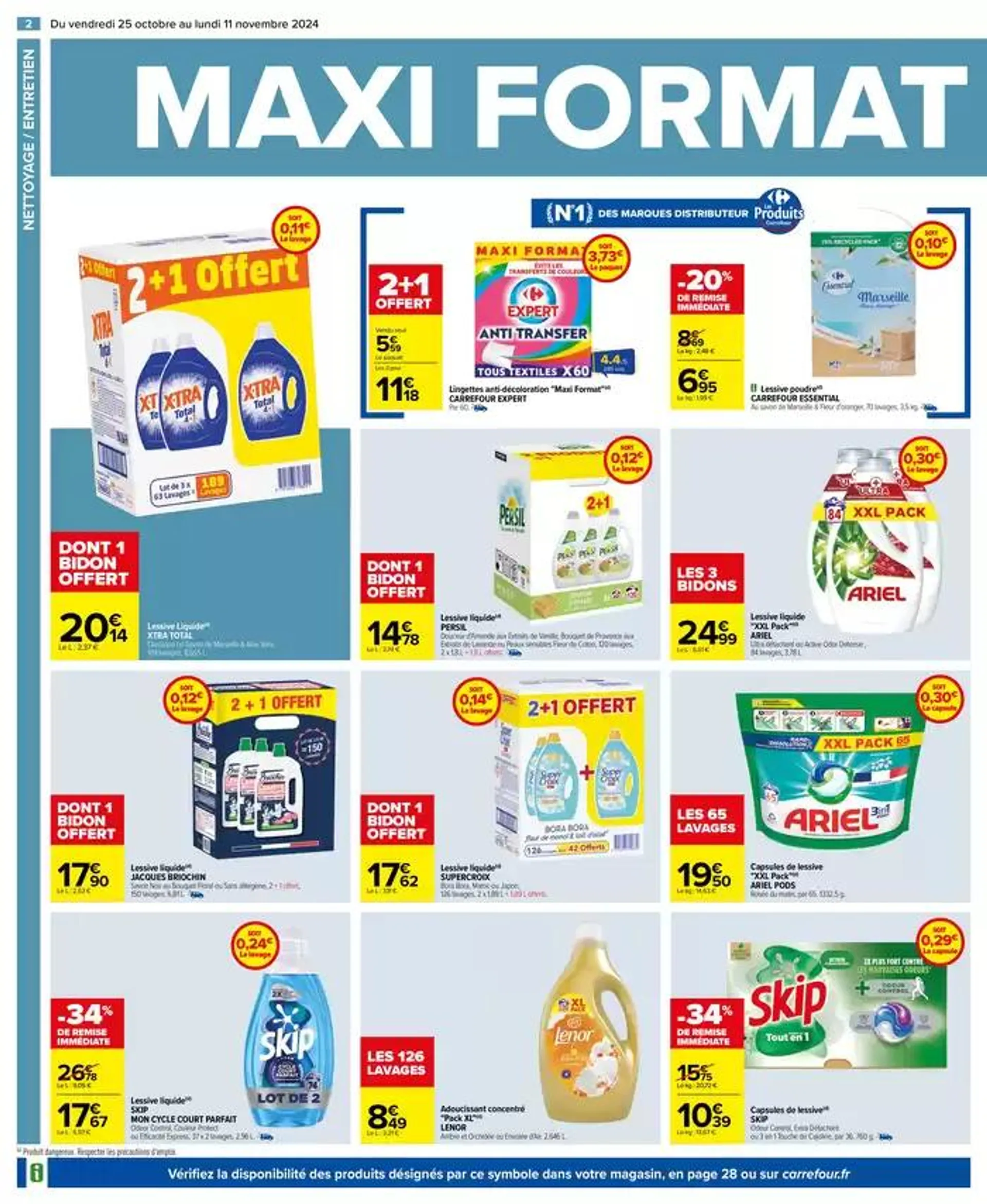 MAXI FORMAT MINI PRIX du 25 octobre au 11 novembre 2024 - Catalogue page 2