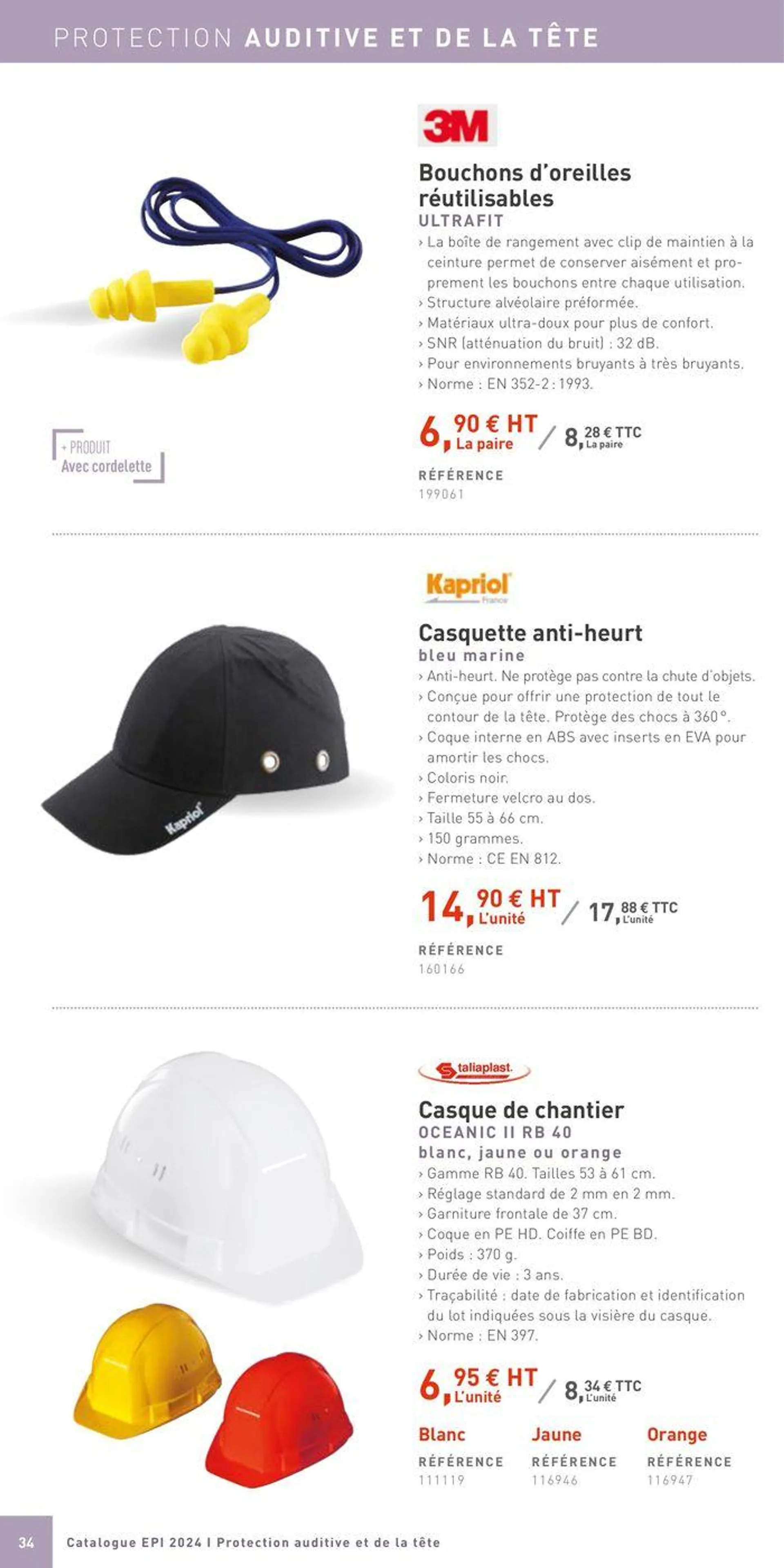 Epi Protection Chantier du 30 mai au 31 décembre 2024 - Catalogue page 36