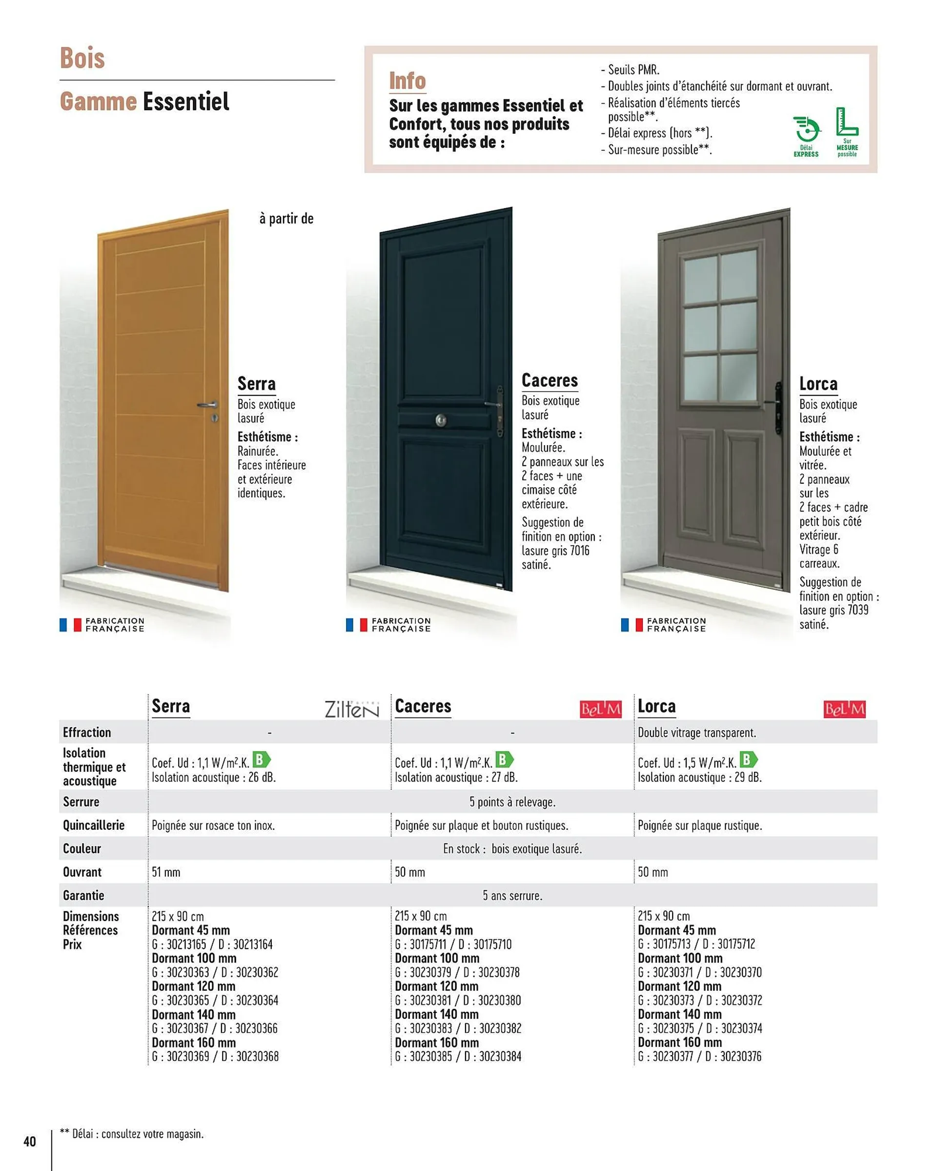 Catalogue Gédibois du 15 mai au 28 décembre 2024 - Catalogue page 40