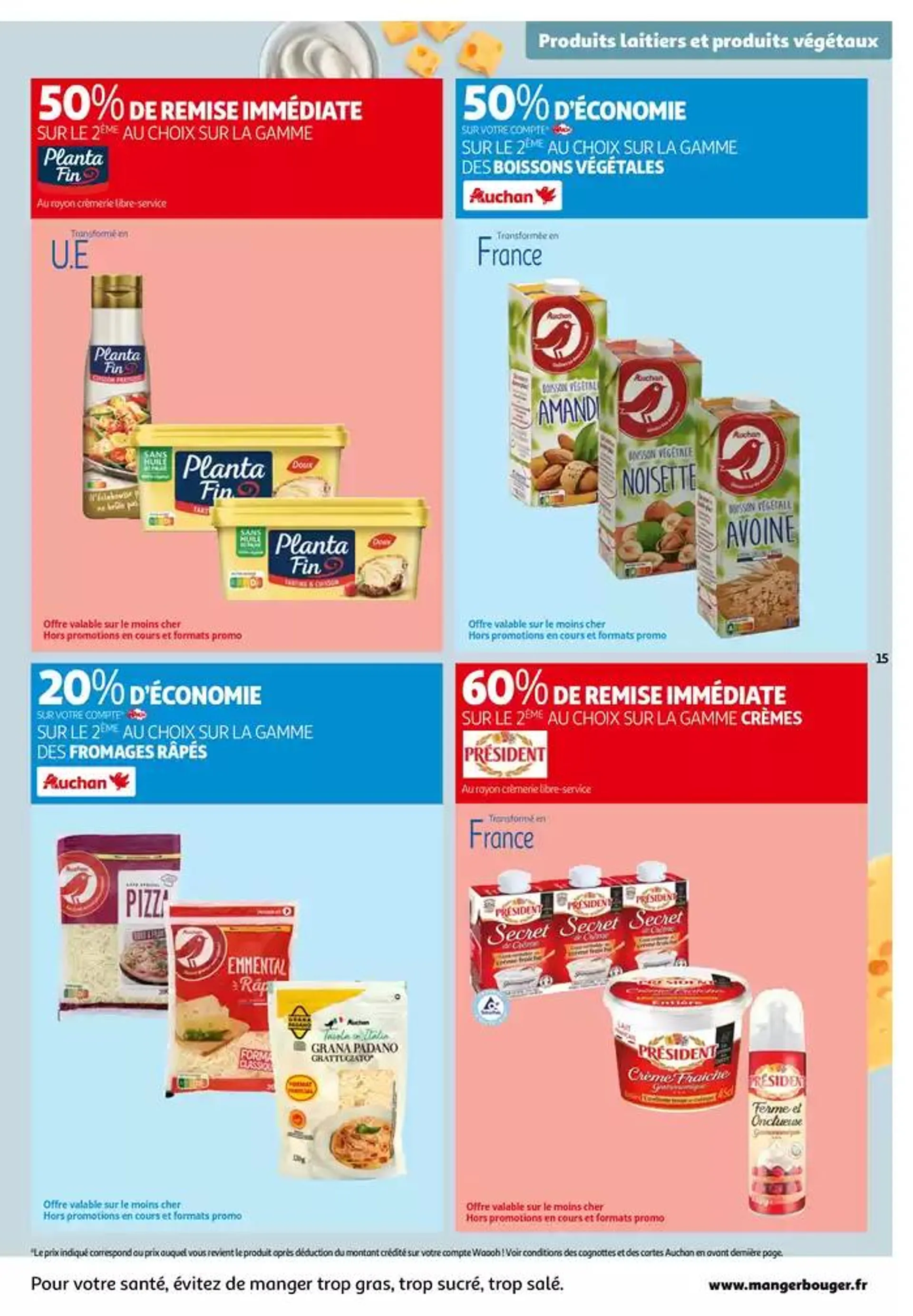 Top depart : 25 jours Auchan  du 29 octobre au 4 novembre 2024 - Catalogue page 15