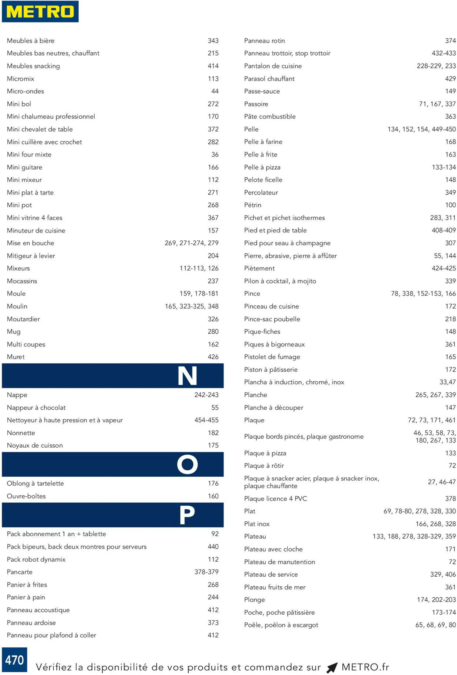 Metro Catalogue actuel du 1 janvier au 28 février 2025 - Catalogue page 470