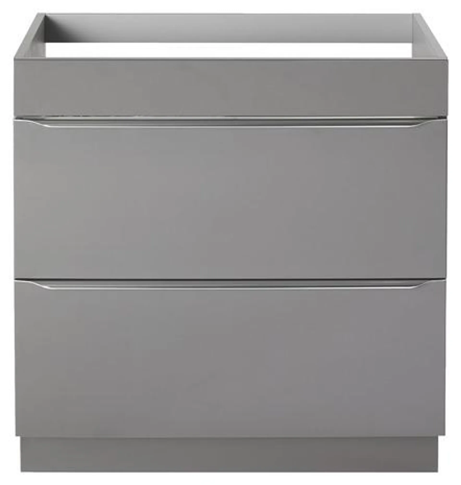 Meuble sous vasque à poser "Imandra" gris taupé 80 cm - GoodHome