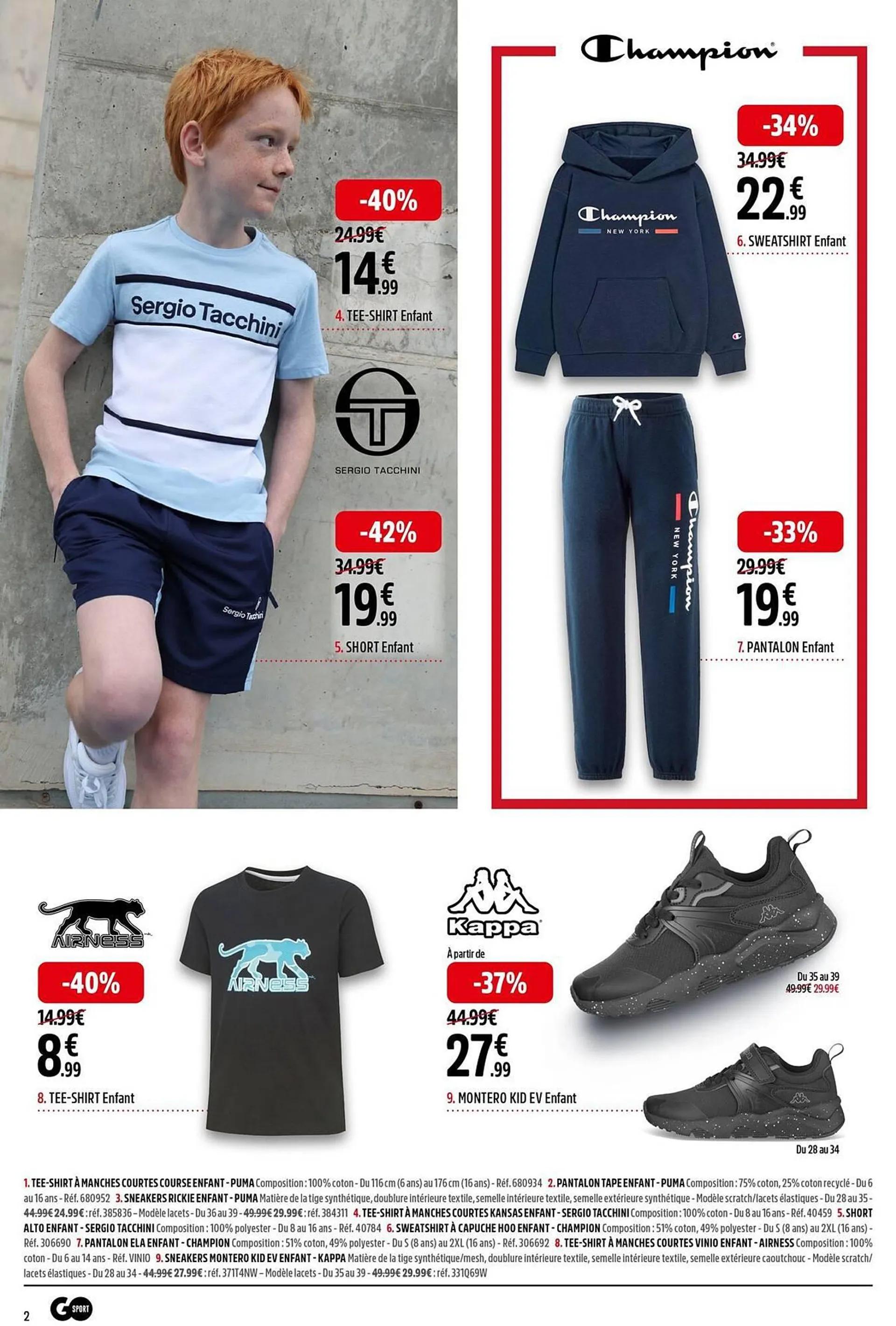 Catalogue Go Sport du 9 avril au 28 avril 2024 - Catalogue page 2