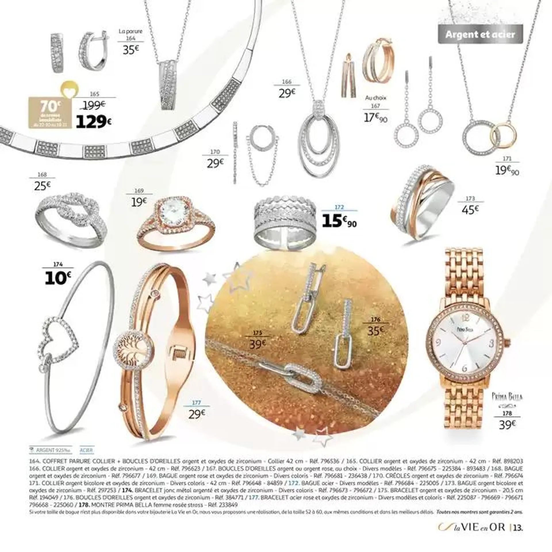 La VIE en OR : collection cadeaux bijoux du 22 octobre au 31 décembre 2024 - Catalogue page 13