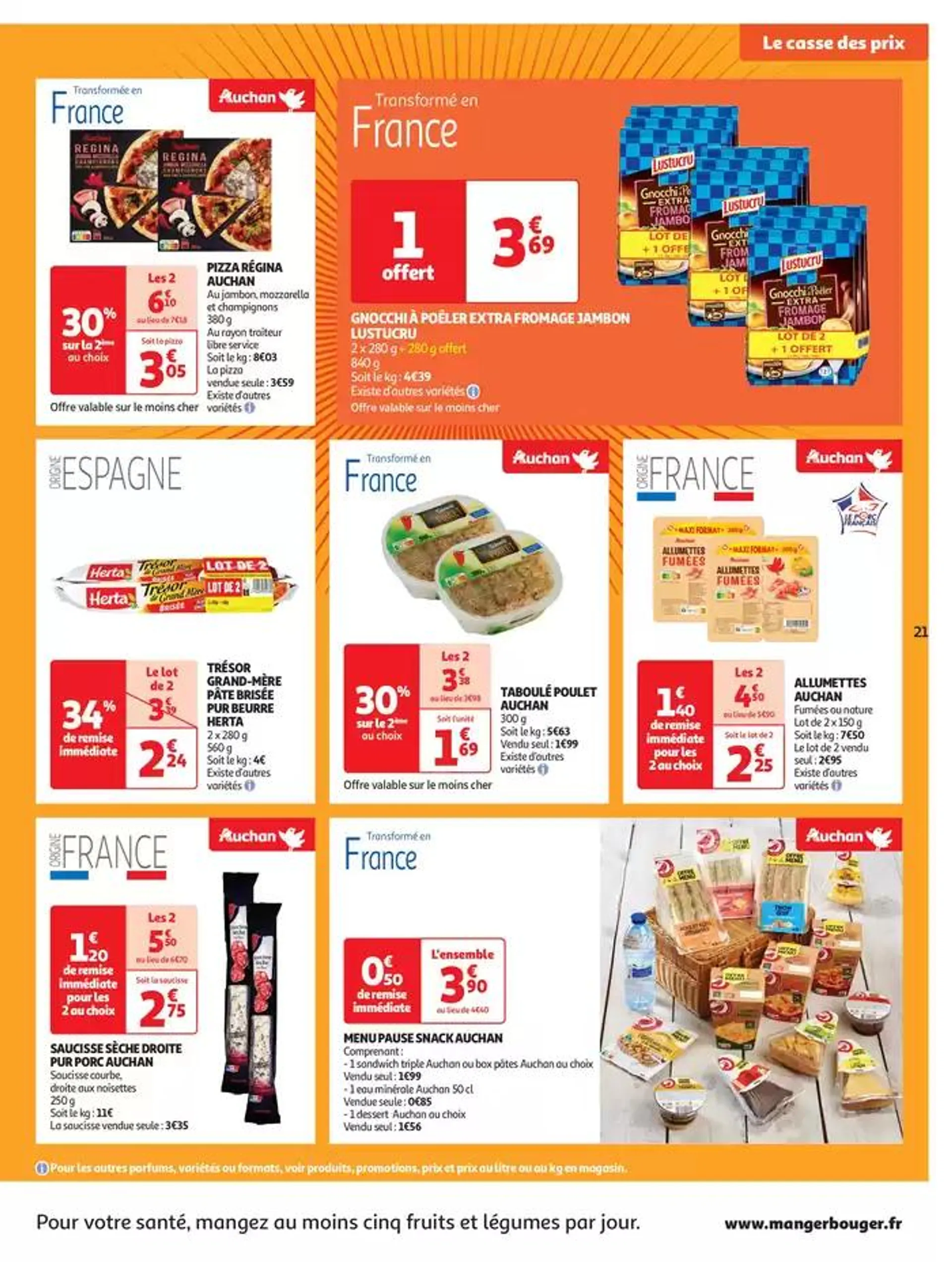 Une semaine d'offres à prix cassés  du 22 octobre au 28 octobre 2024 - Catalogue page 21