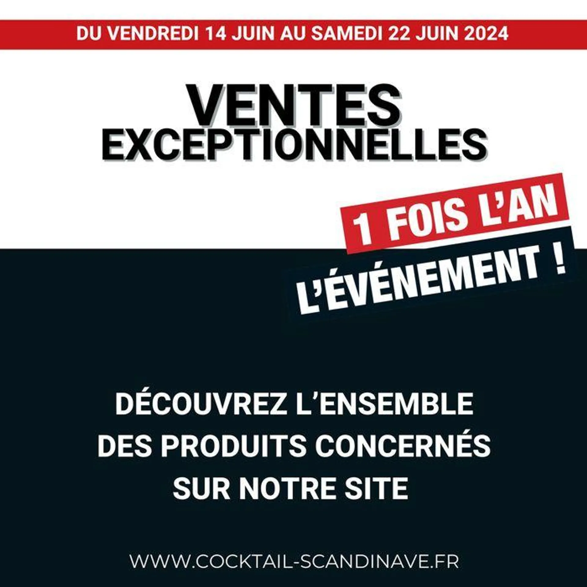 Ventes exceptionnelles - 1