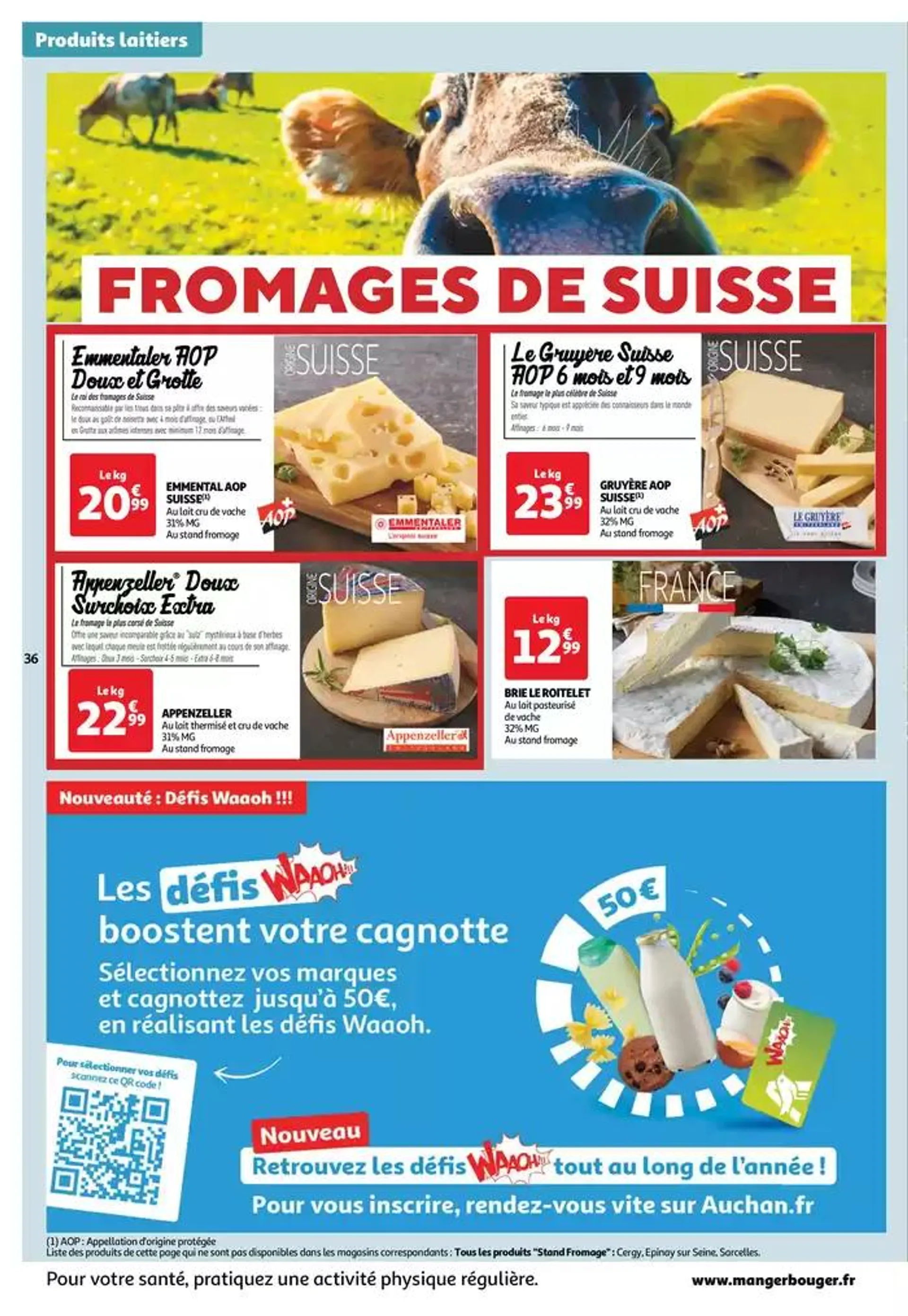 Top depart : 25 jours Auchan  du 29 octobre au 4 novembre 2024 - Catalogue page 36