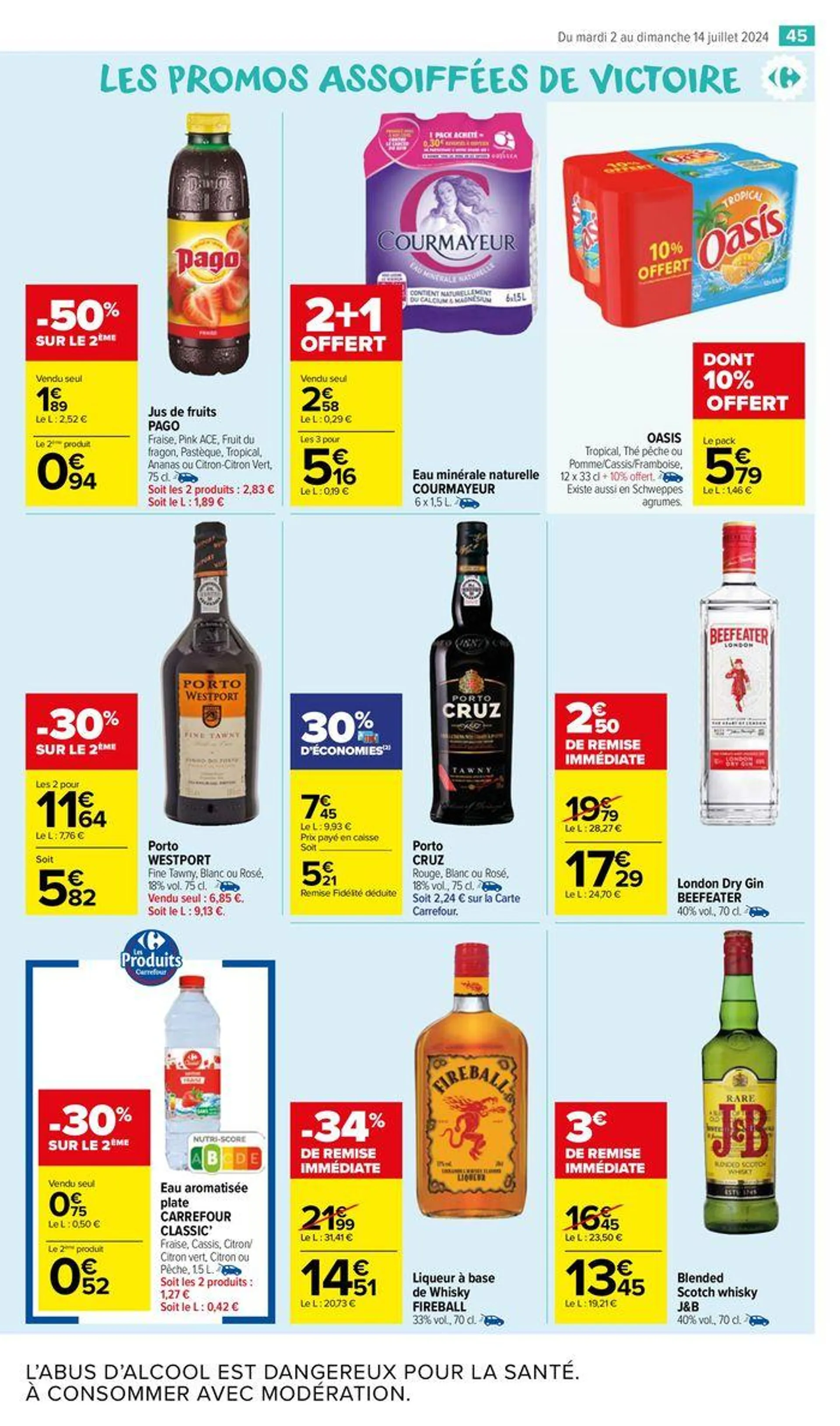 -50% sur le deuxième du 2 juillet au 14 juillet 2024 - Catalogue page 49