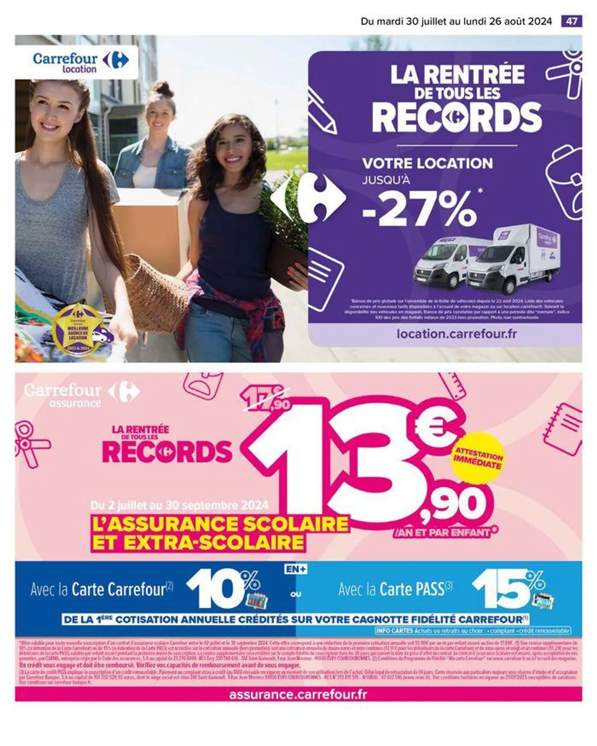 La Rentree De Tous Les Records du 30 juillet au 26 août 2024 - Catalogue page 49