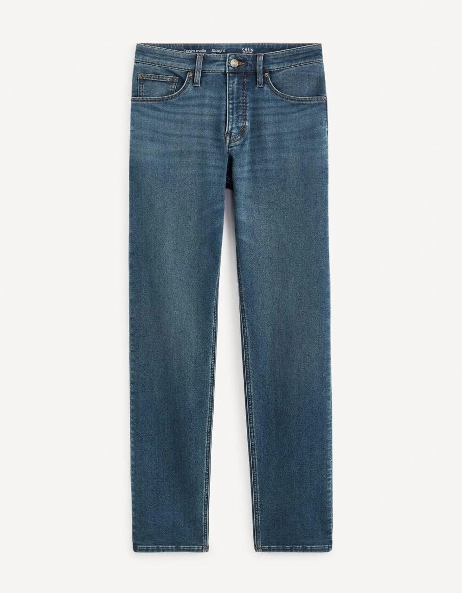 Jean straight stretch C15 3 longueurs - bleu