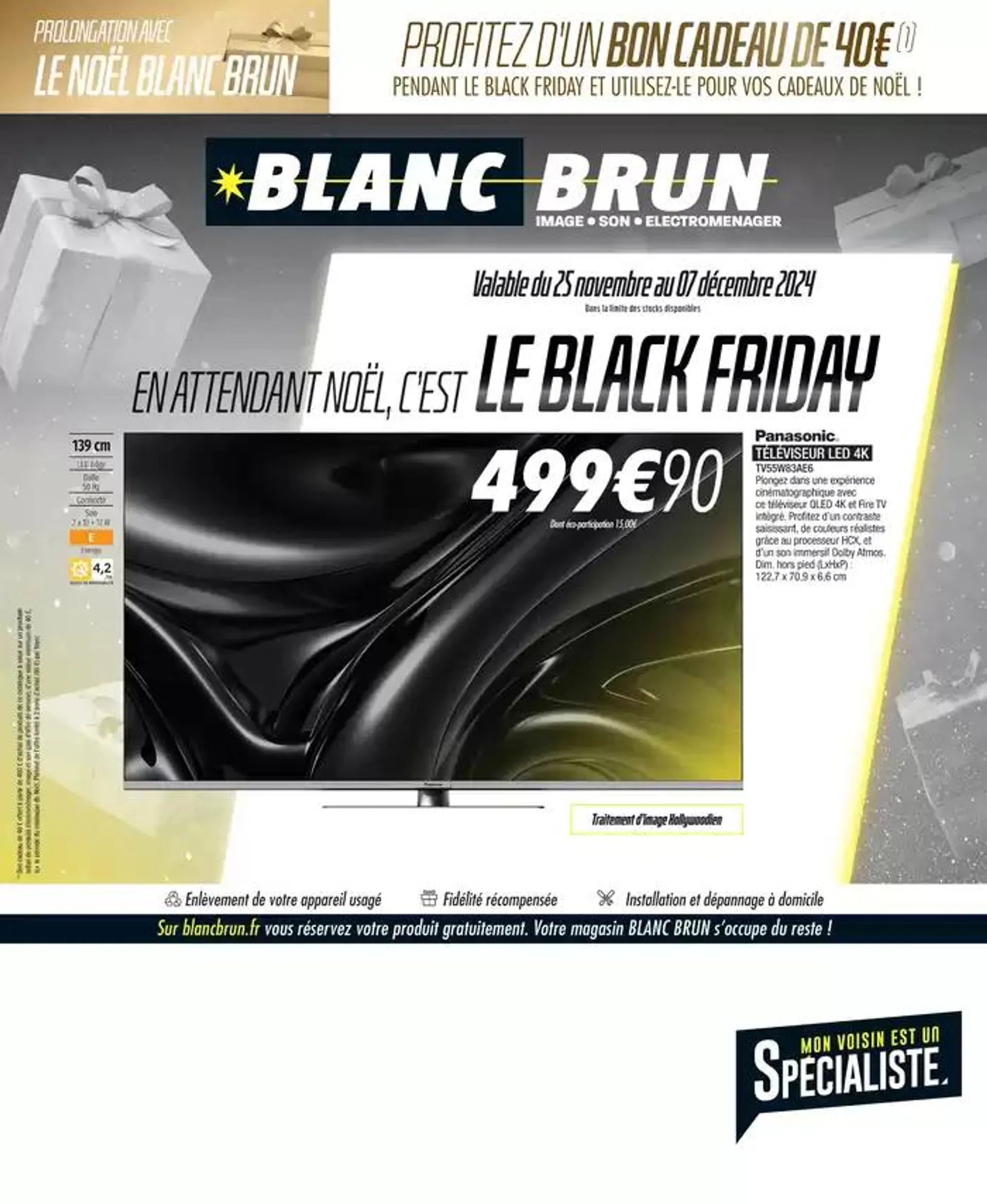 Tabloïd BlancBrun Black Friday / Noël 2024 QR - 1