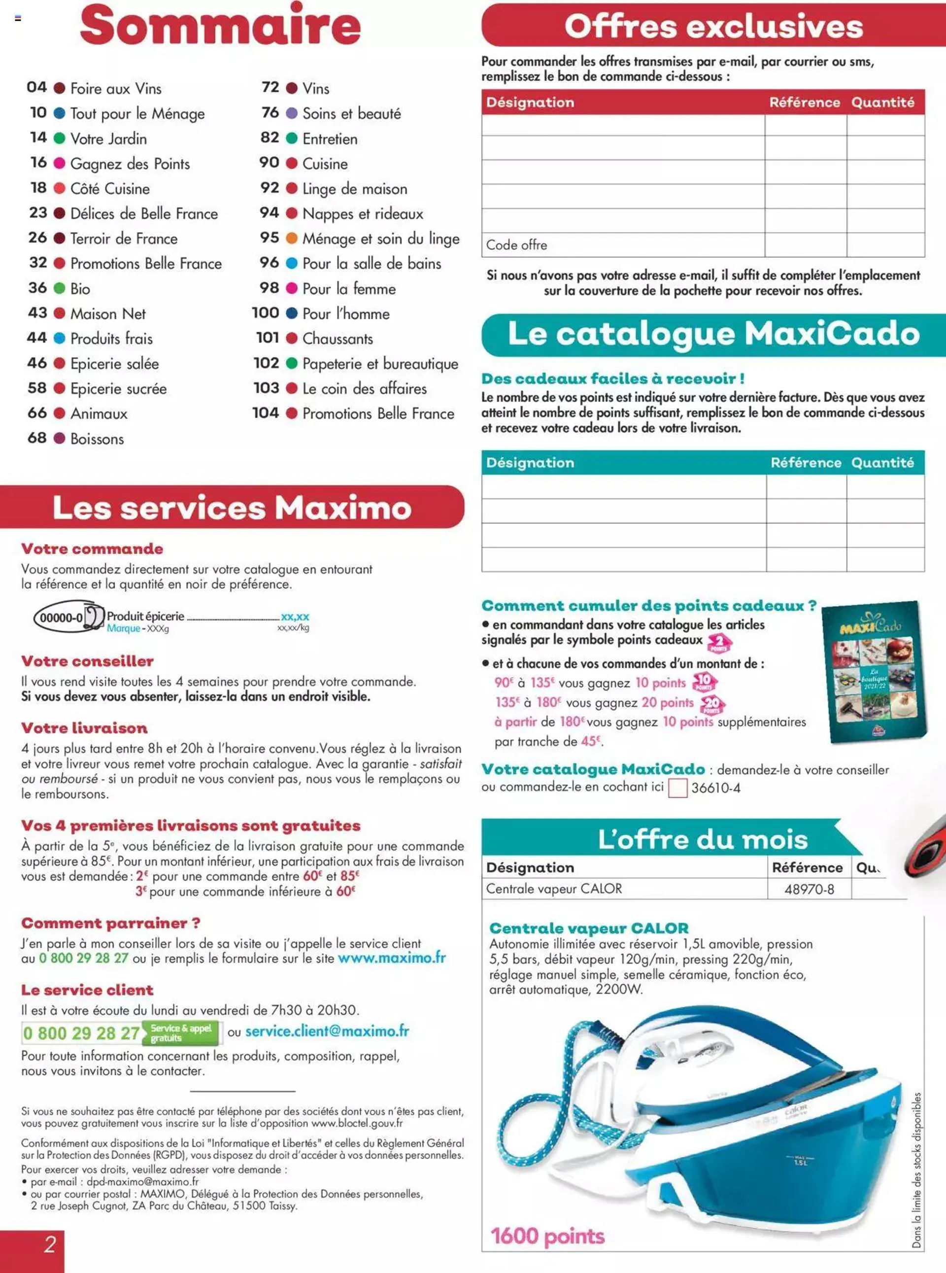Maximo catalogue - 1