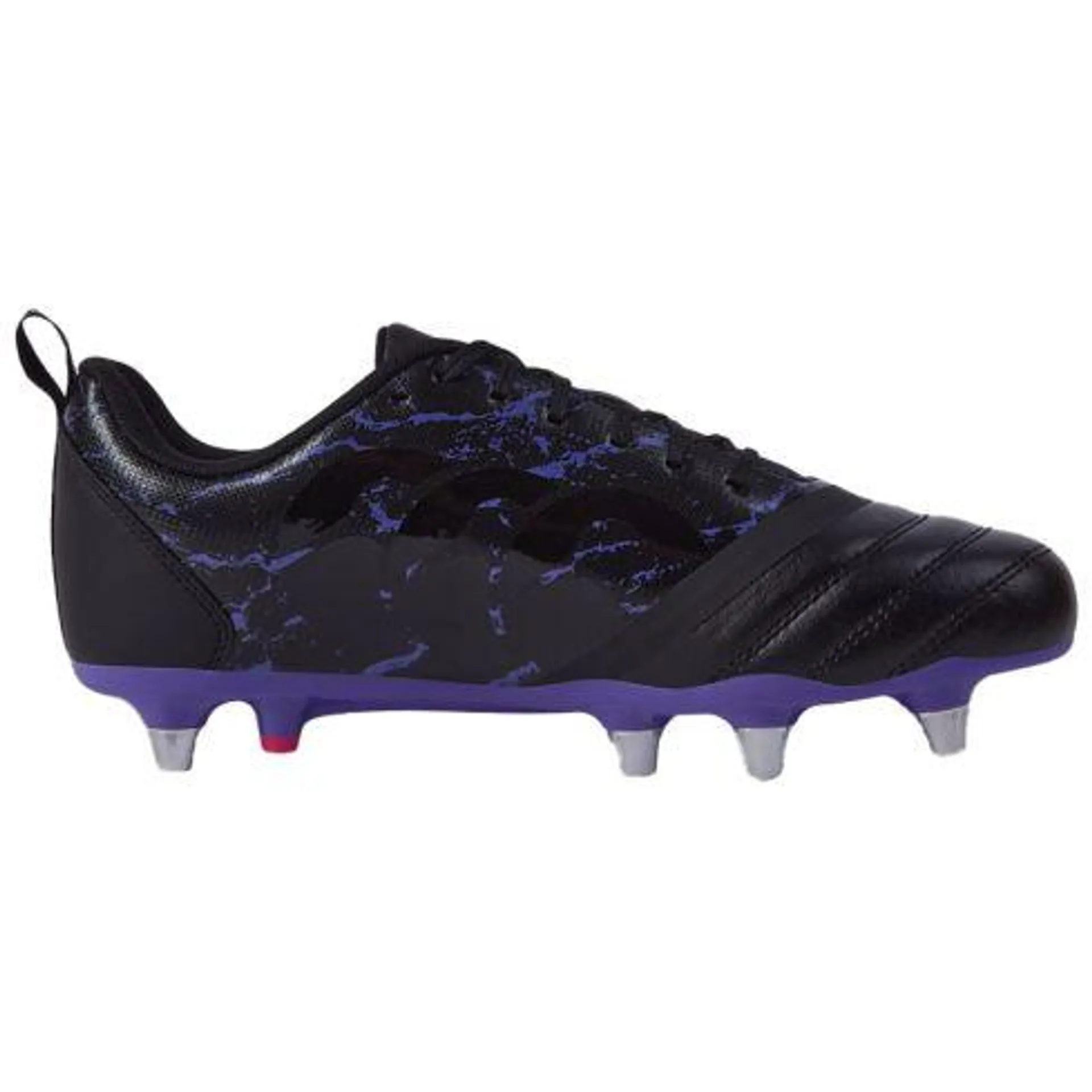 Chaussures Rugby Stampede Team SG Noir Crampons Vissés Terrain Gras - Canterbury