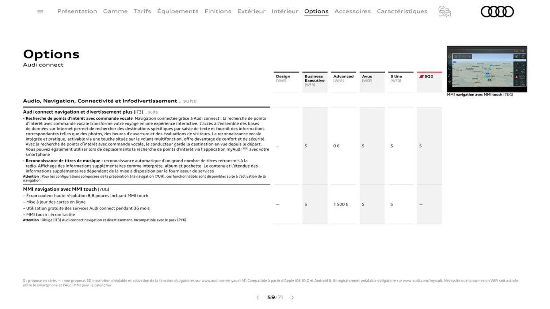 Audi Q2 du 20 août au 31 décembre 2024 - Catalogue page 59