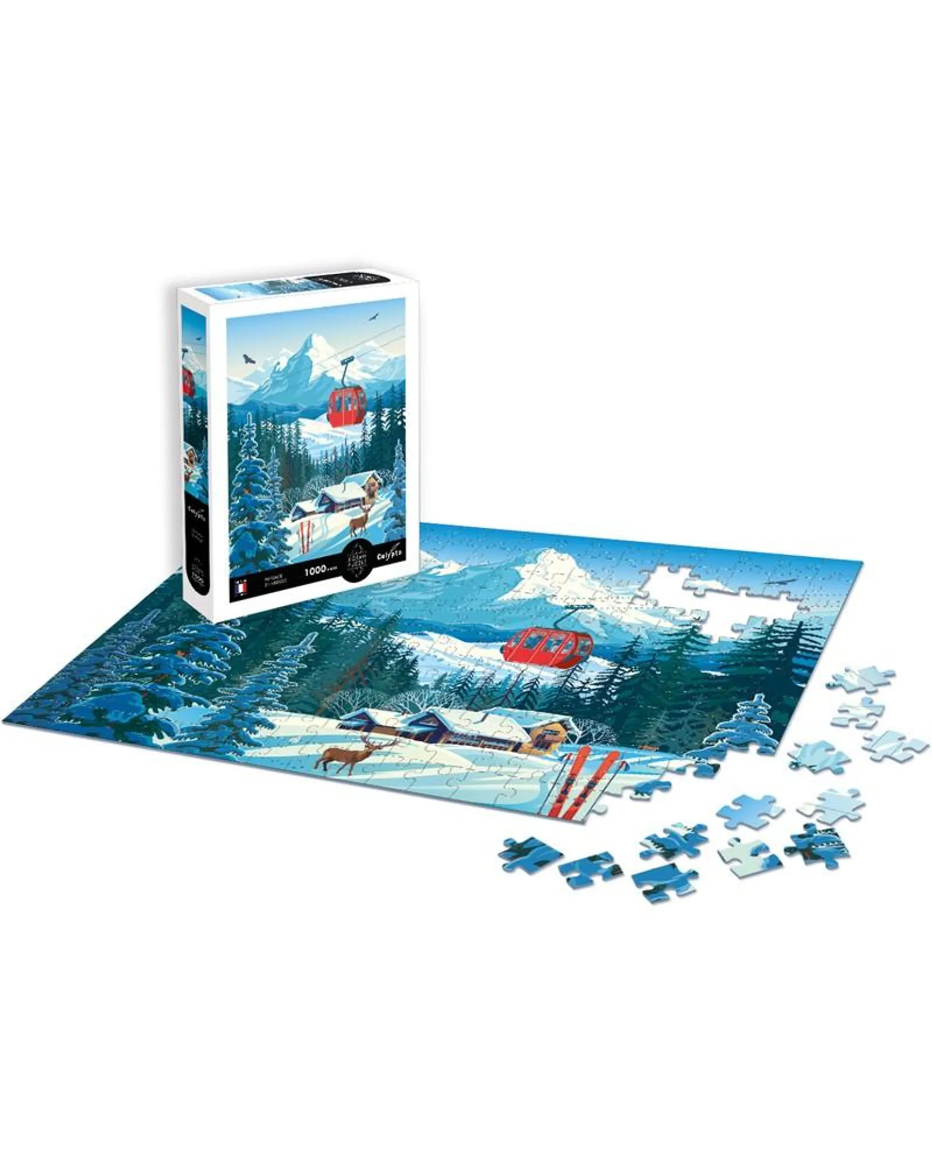 PUZZLE 1000 PIECES PAYSAGE ENNEIGE