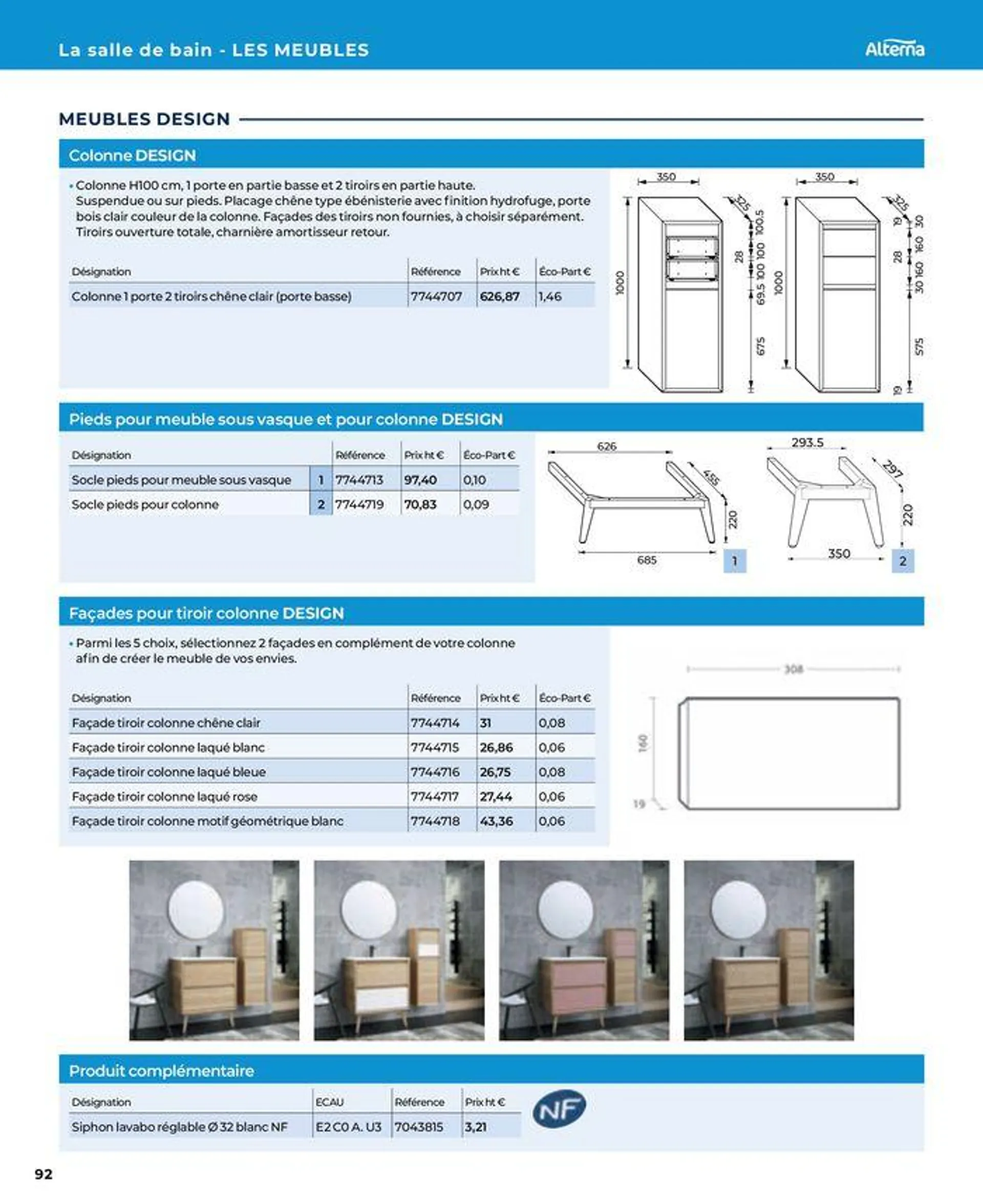 La salle de bain en toute sérénité du 17 janvier au 31 août 2024 - Catalogue page 92